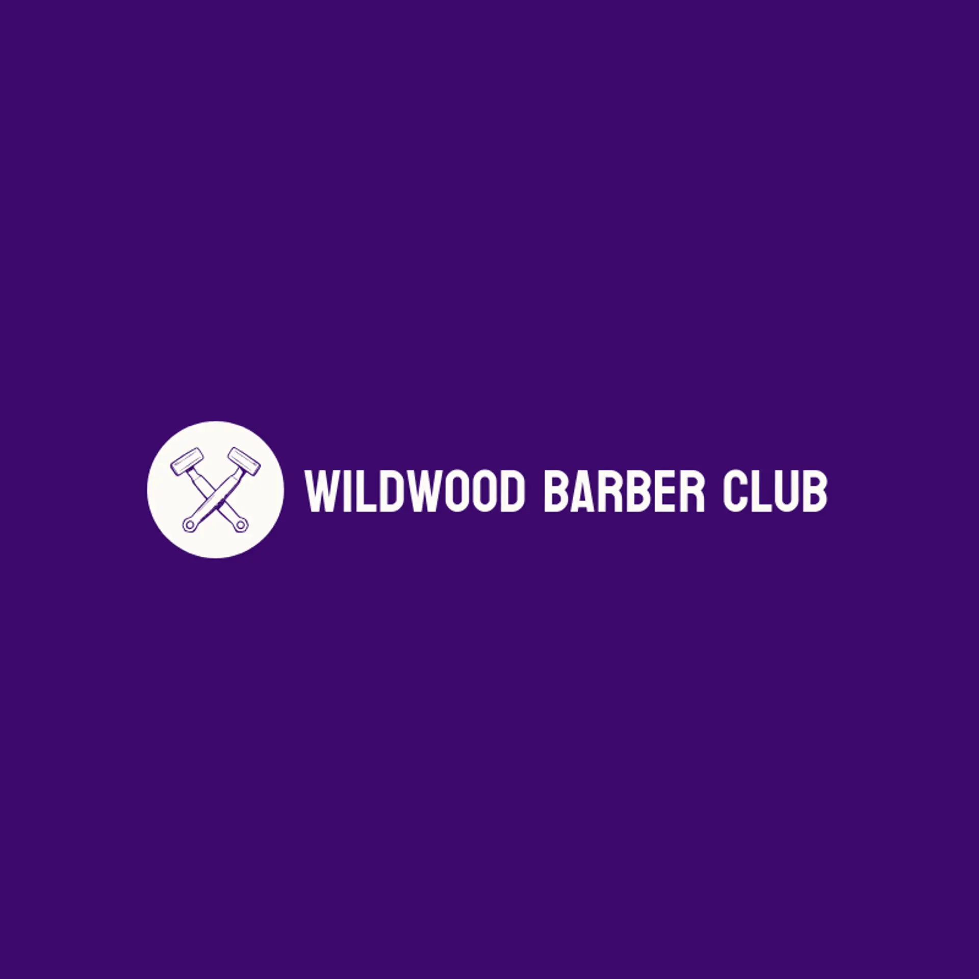 Wildwood Barber Club logo for razor