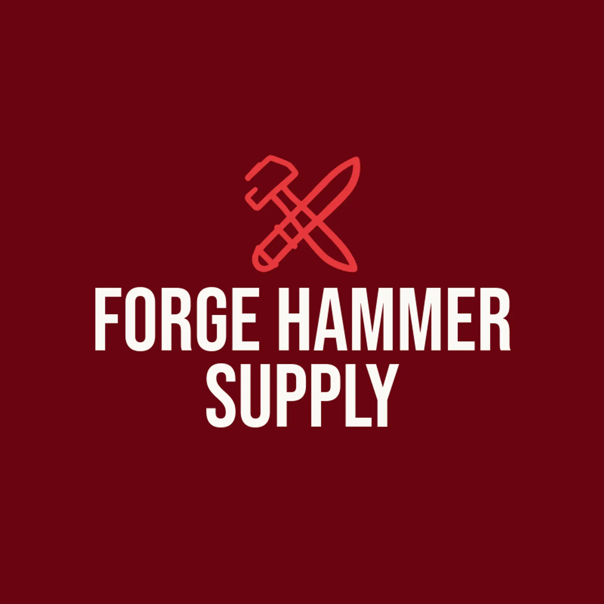 Forge Hammer Supply logo for sword