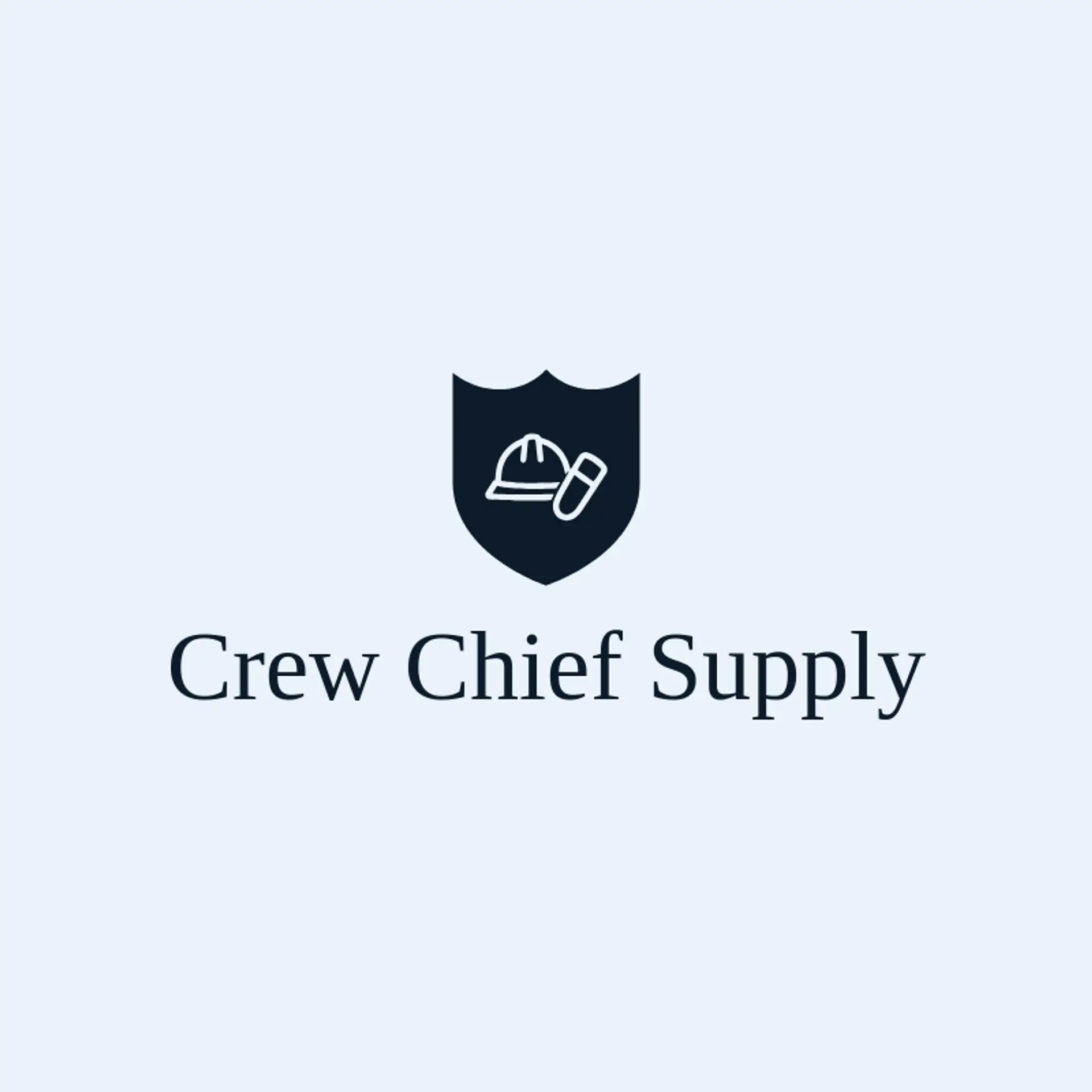 Crew Chief Supply logo for hard hat