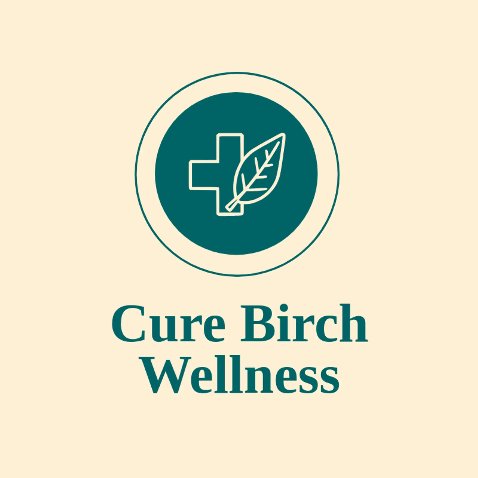 Cure Birch Wellness logo for cure