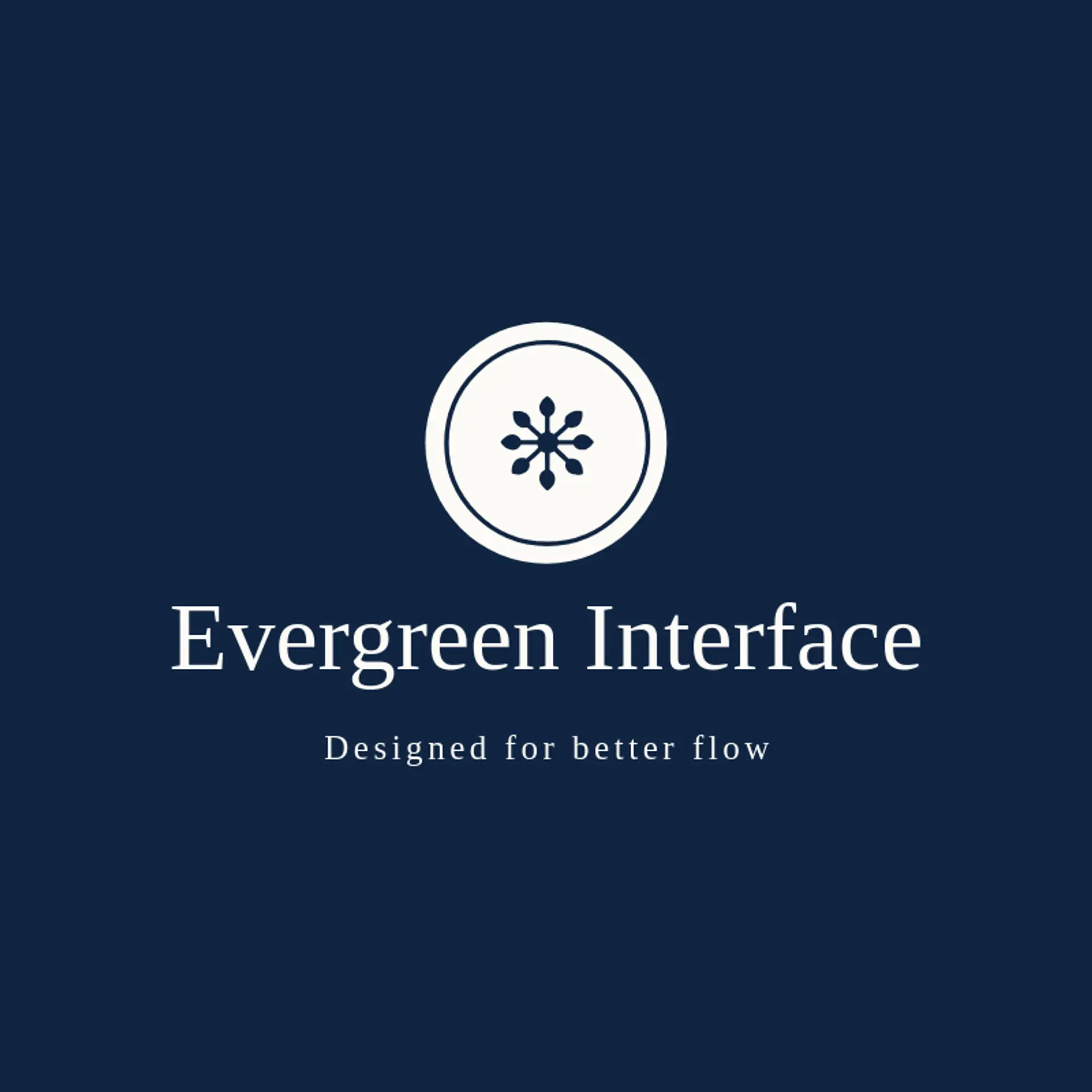 Evergreen Interface logo for information technology