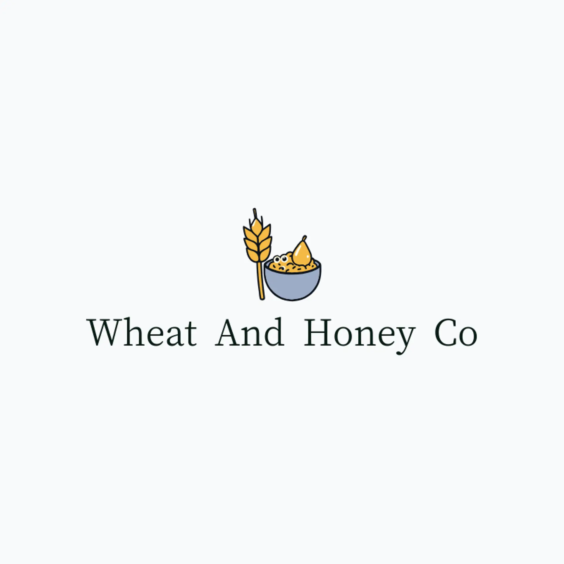 Wheat and Honey Co logo for cereal
