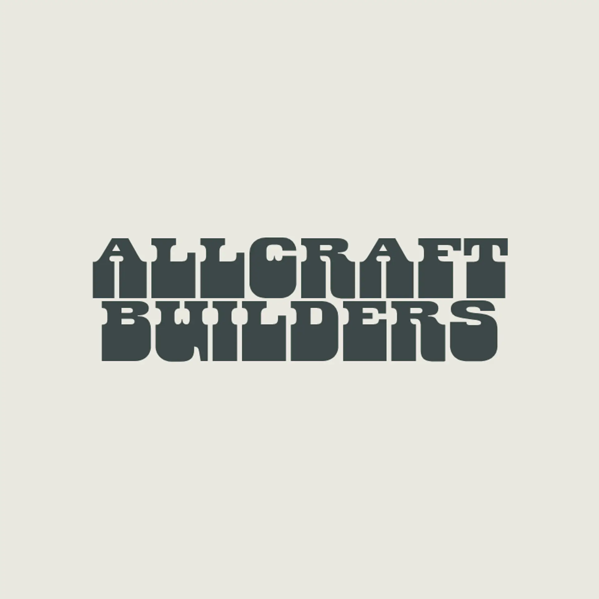 AllCraft Builders logo for general construction