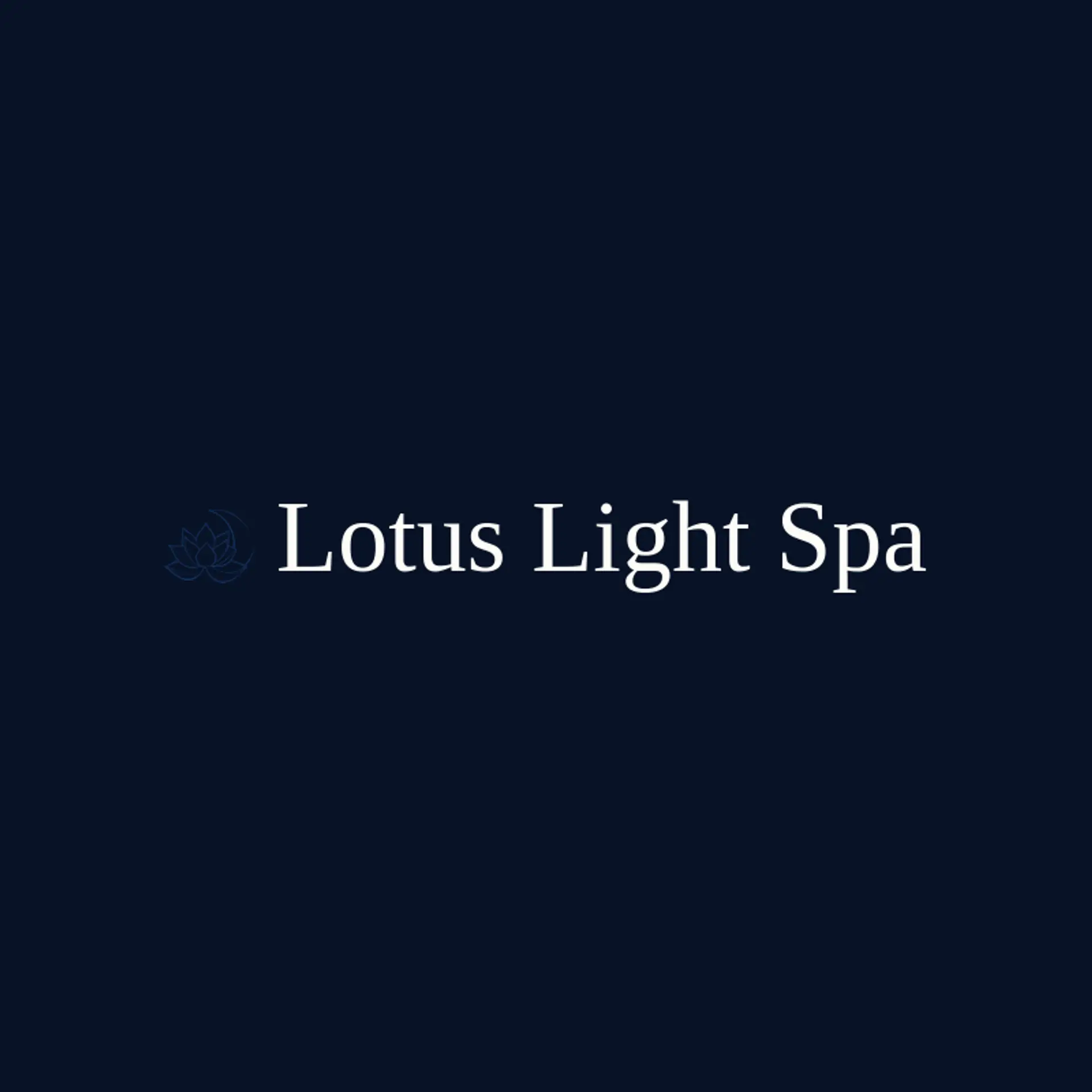 Lotus Light Spa logo for lotus flower