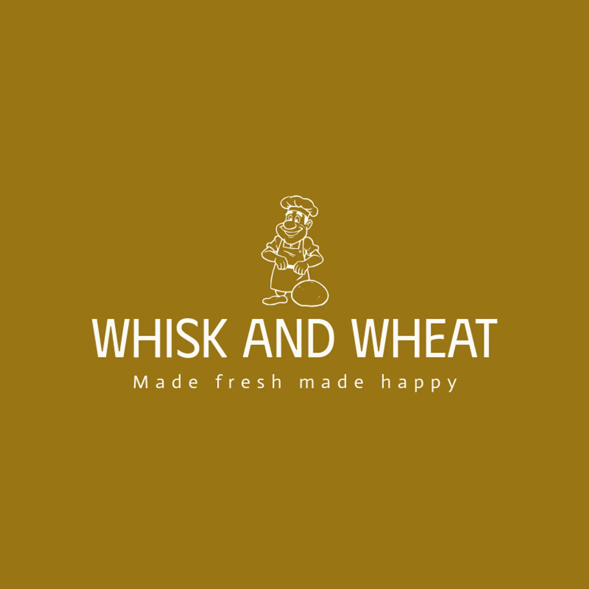 Whisk and Wheat logo for baker