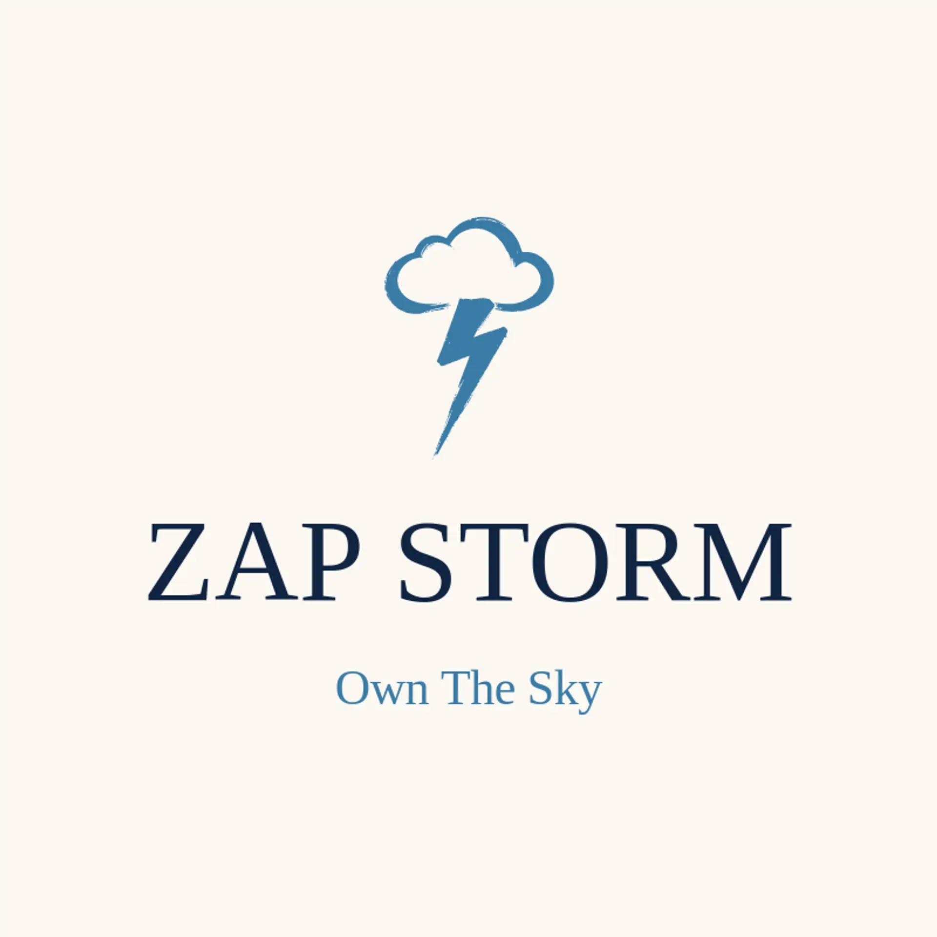Zap Storm logo for lightning bolt