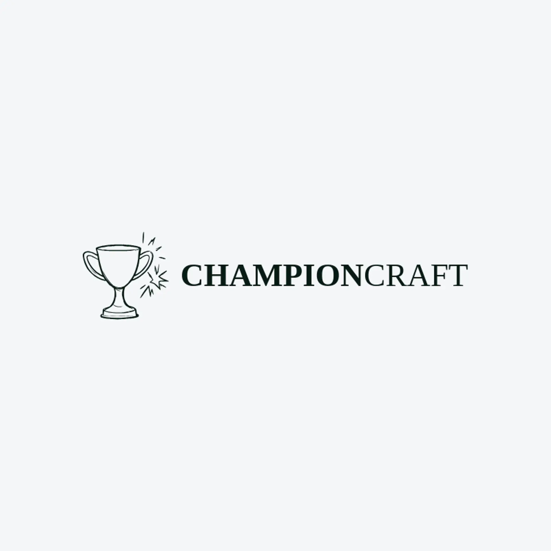 Champion Craft logo for trophy