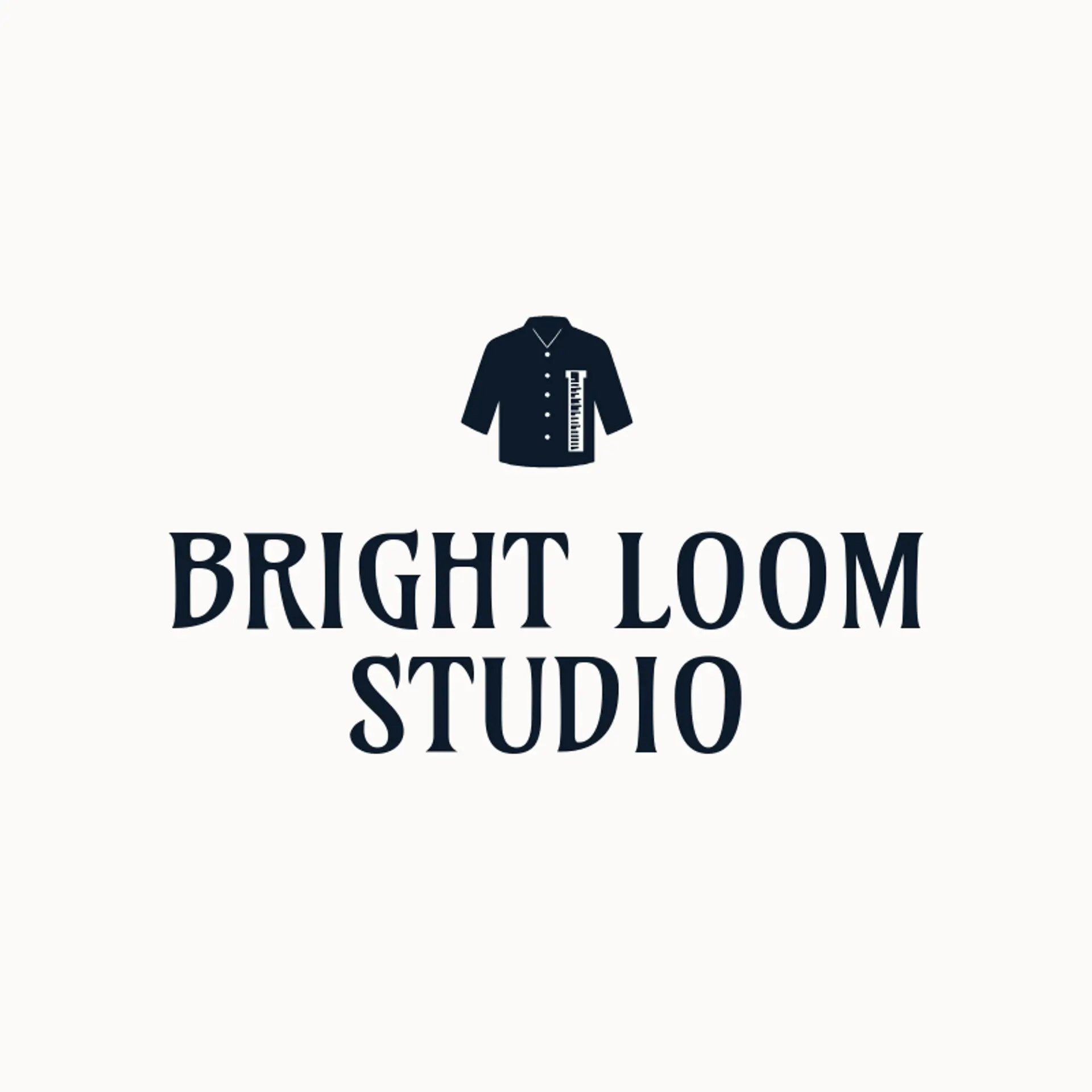 Bright Loom Studio logo for shirt