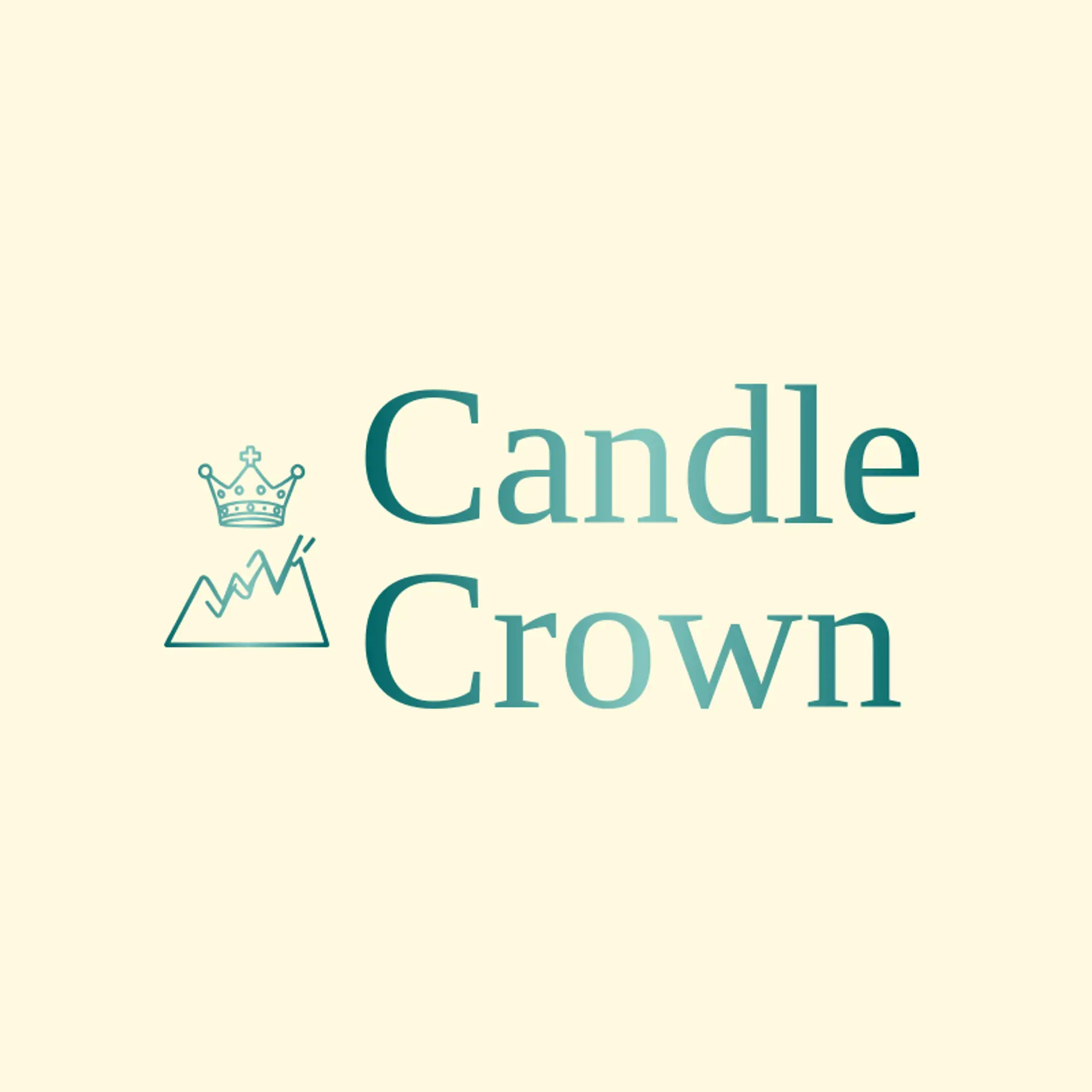Candle Crown logo for stock market