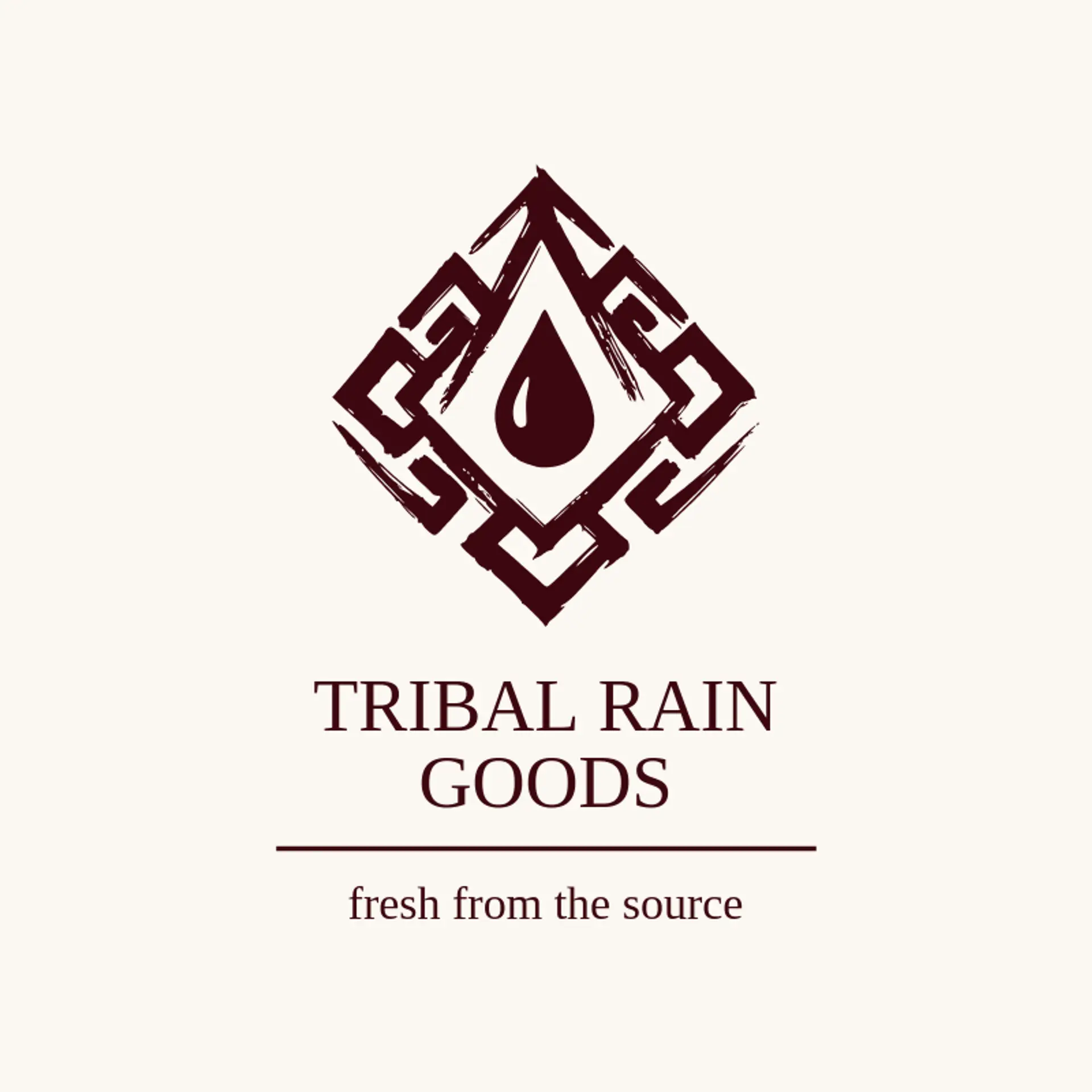 Tribal Rain Goods logo for tribal