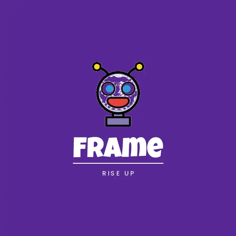Robot, cartoon Discord server logo