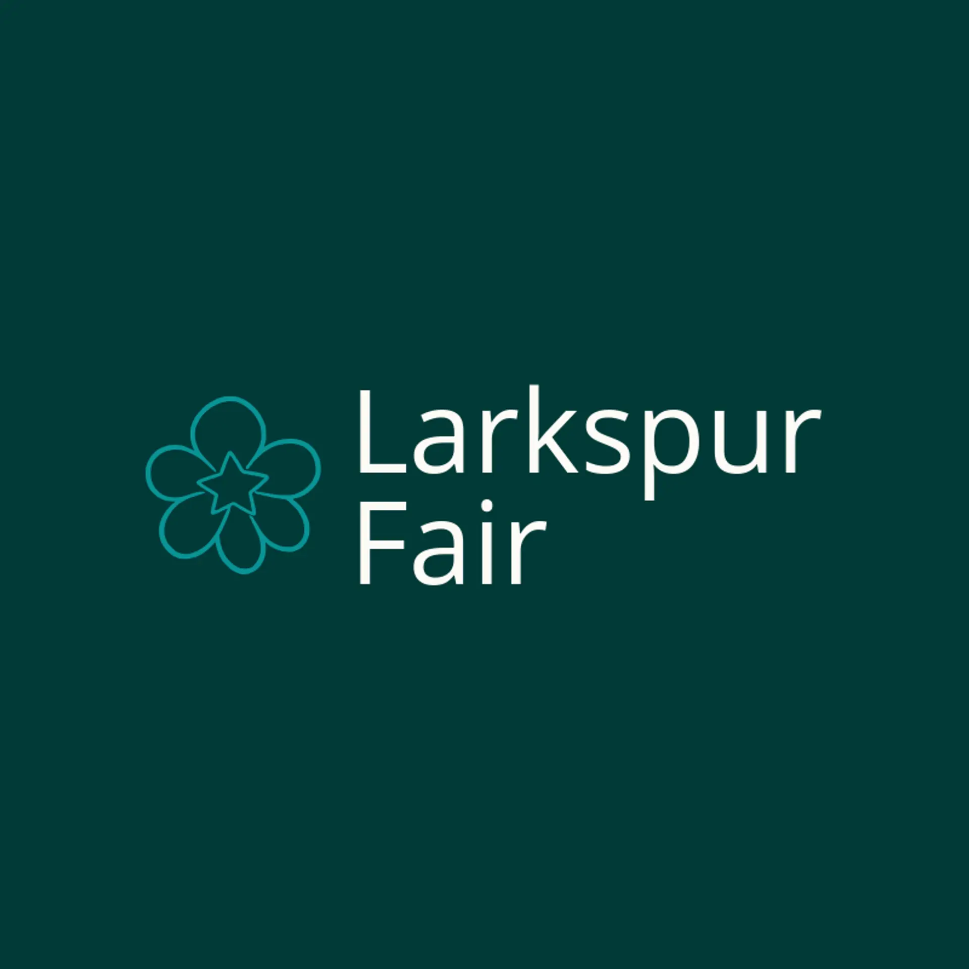 Larkspur Fair logo for fair