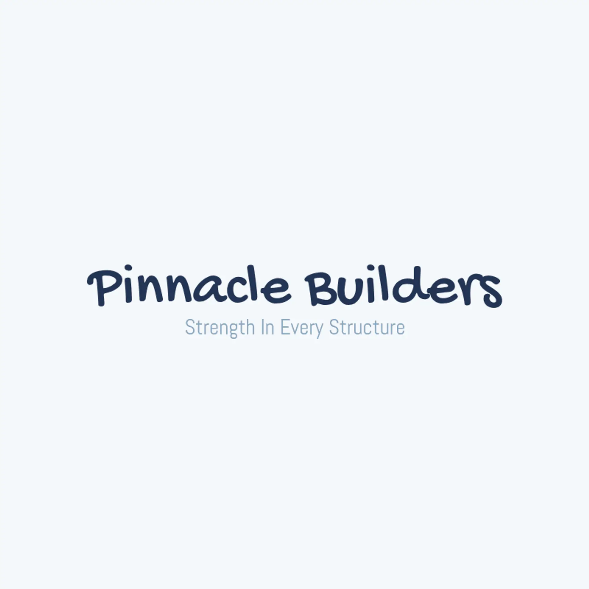 Pinnacle Builders logo for general construction