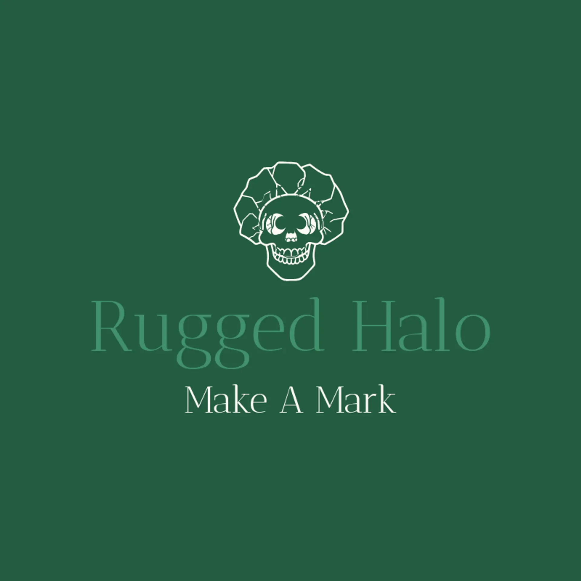 Rugged Halo logo for rock