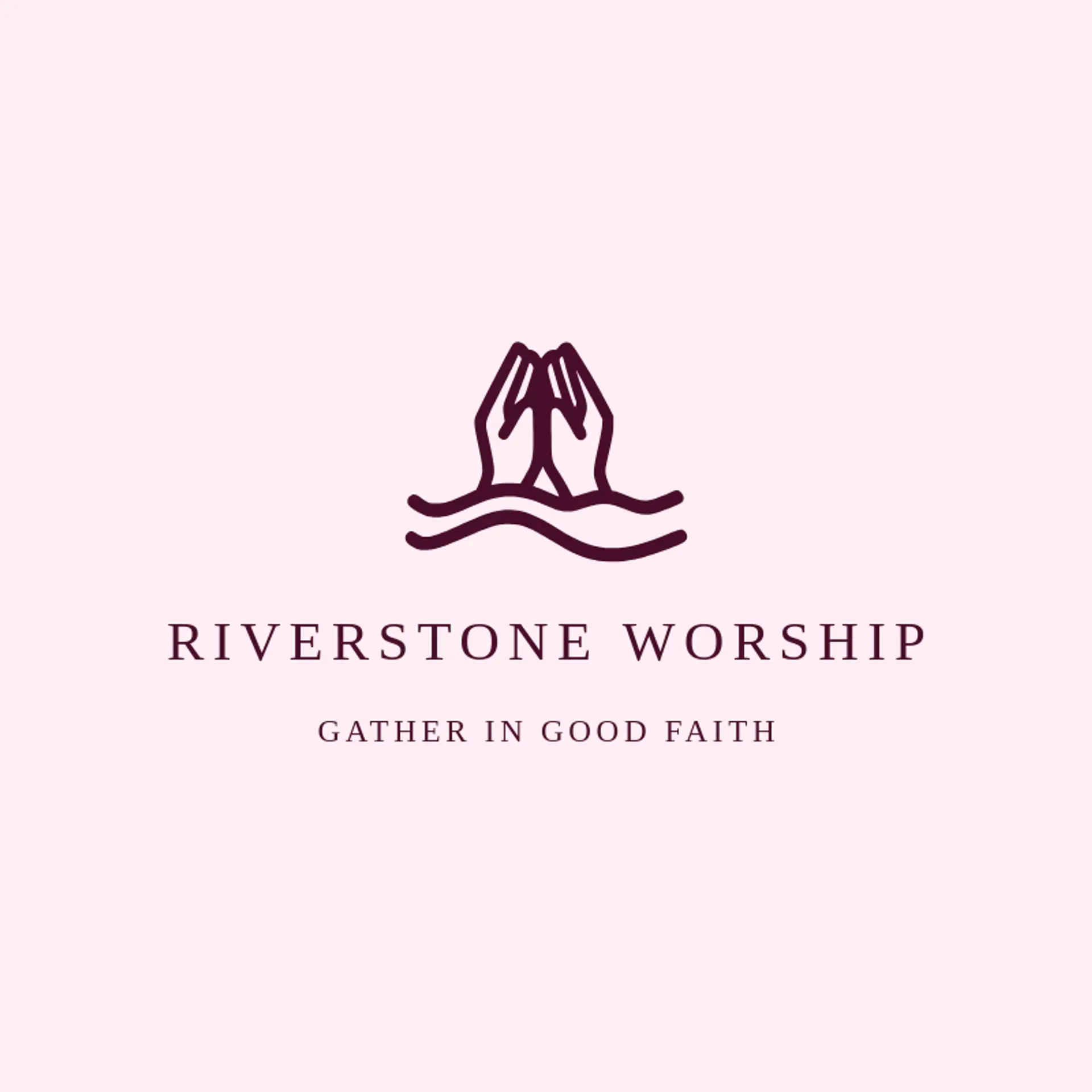 Riverstone Worship logo for worship