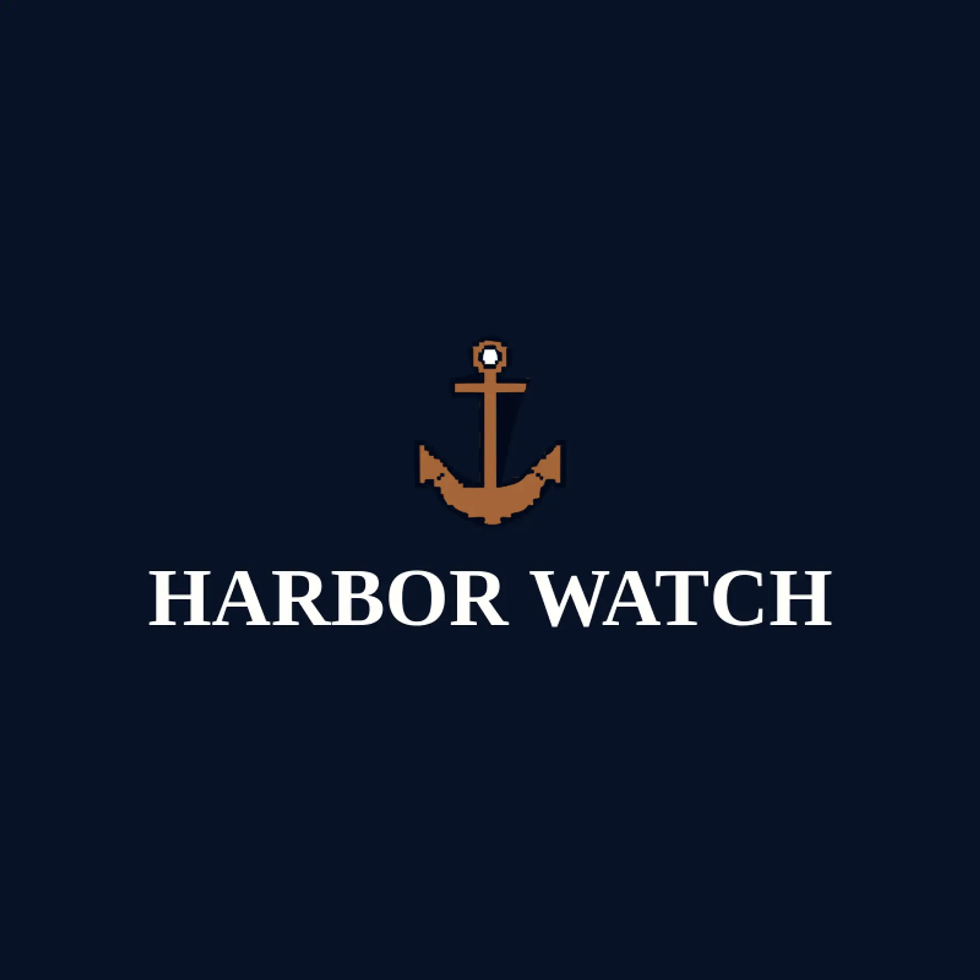 Harbor Watch logo for coast guard