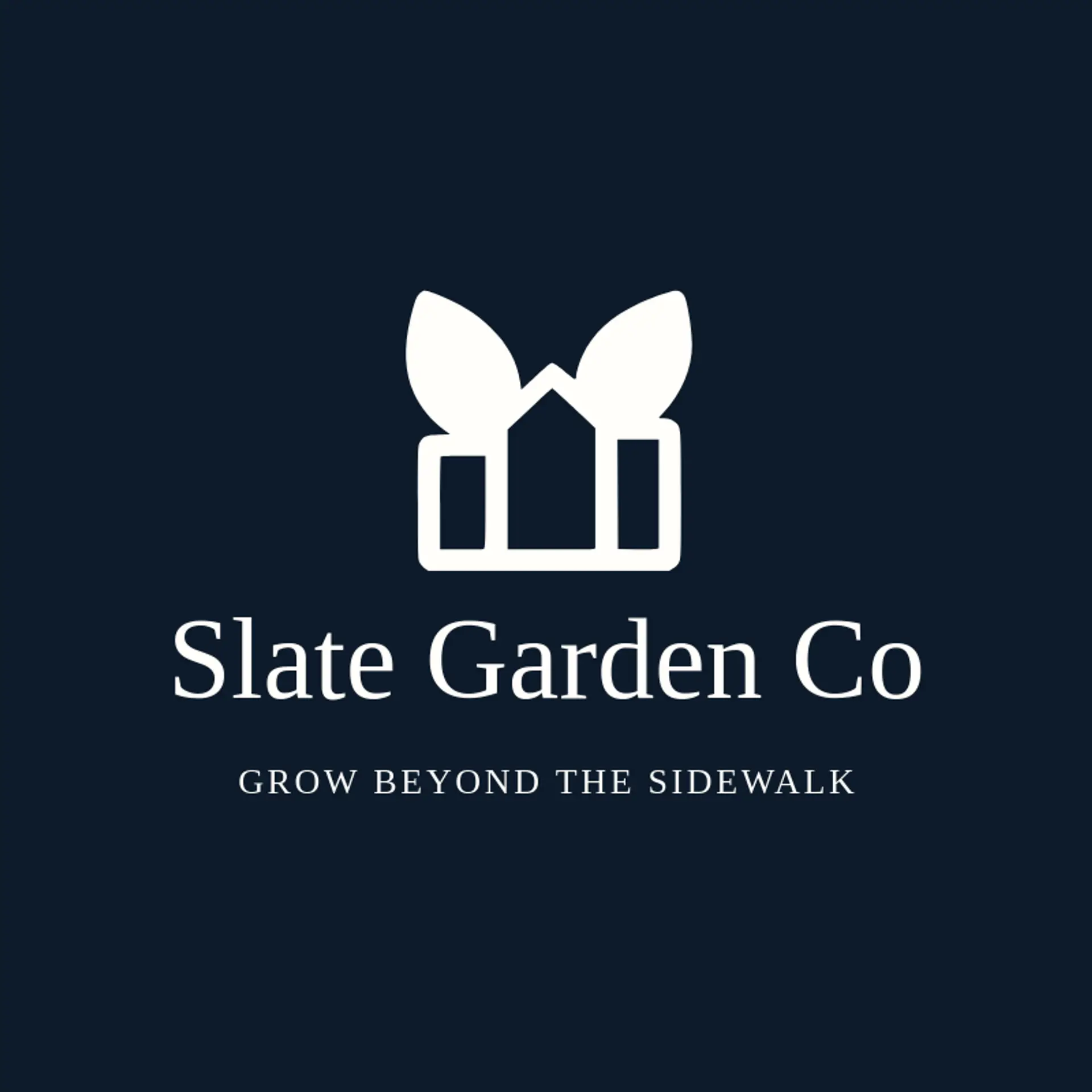 Slate Garden Co logo for urban