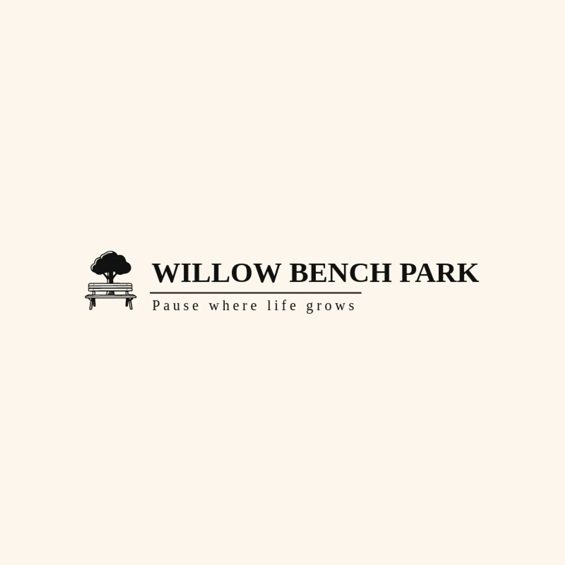 Willow Bench Park logo for park