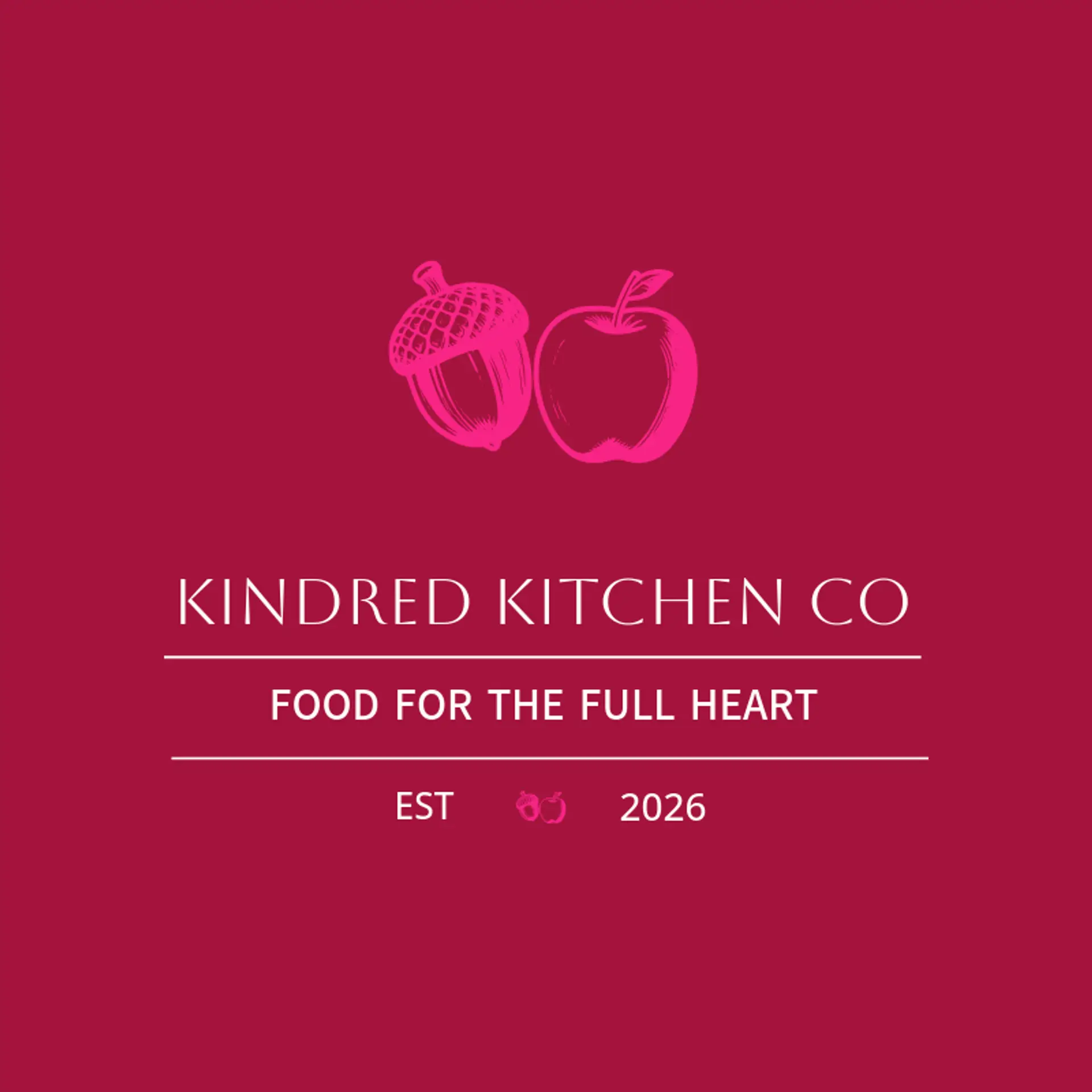Kindred Kitchen Co logo for thanksgiving