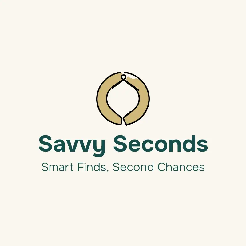 Savvy Seconds logo, a resale shop name idea