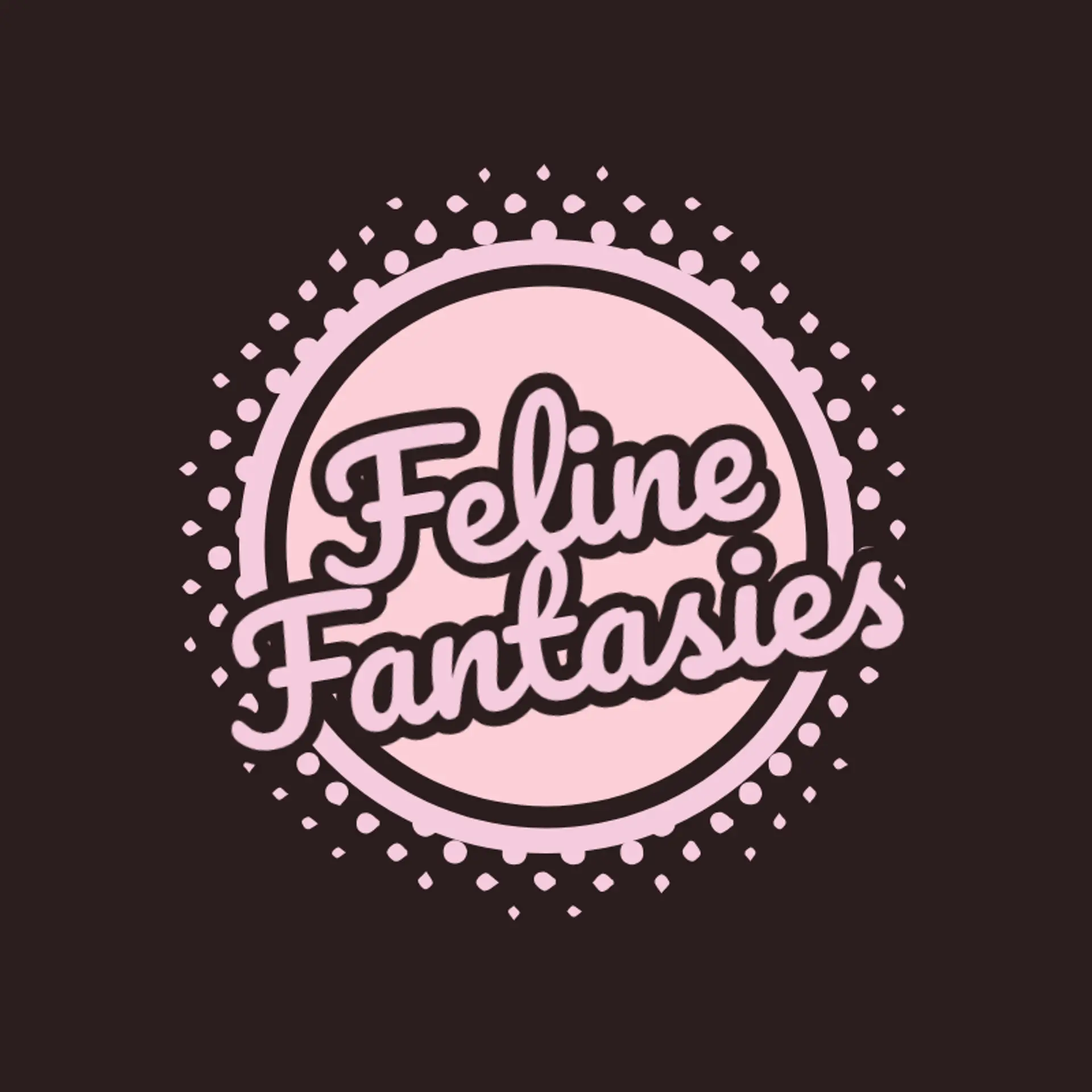 Feline Fantasies logo for cat pet care