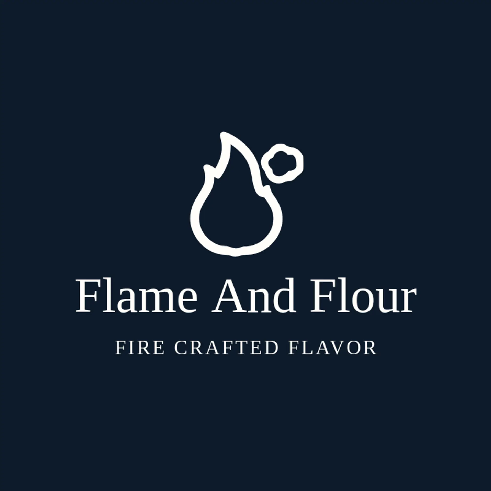 Flame And Flour logo for baking