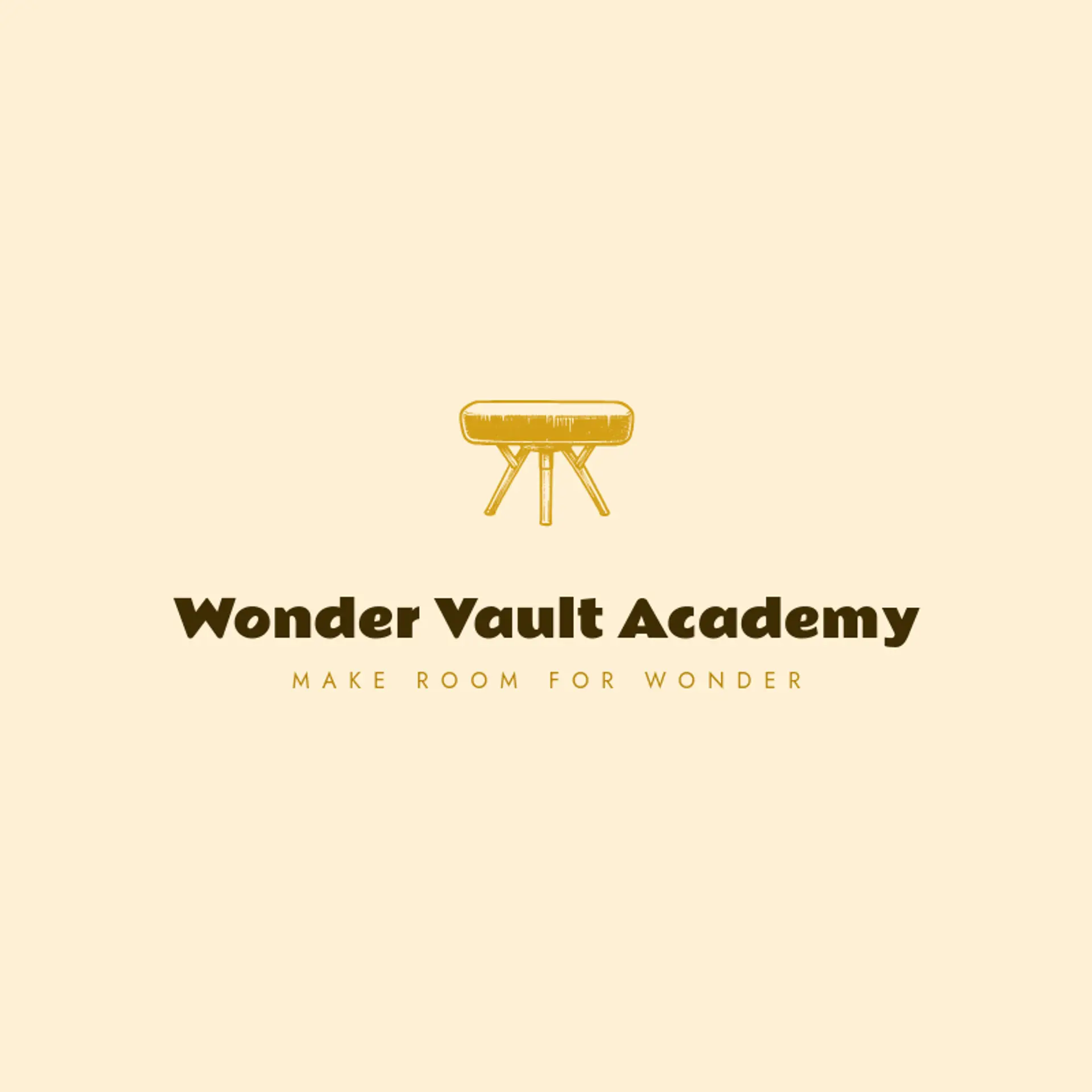 Wonder Vault Academy logo for gymnastics