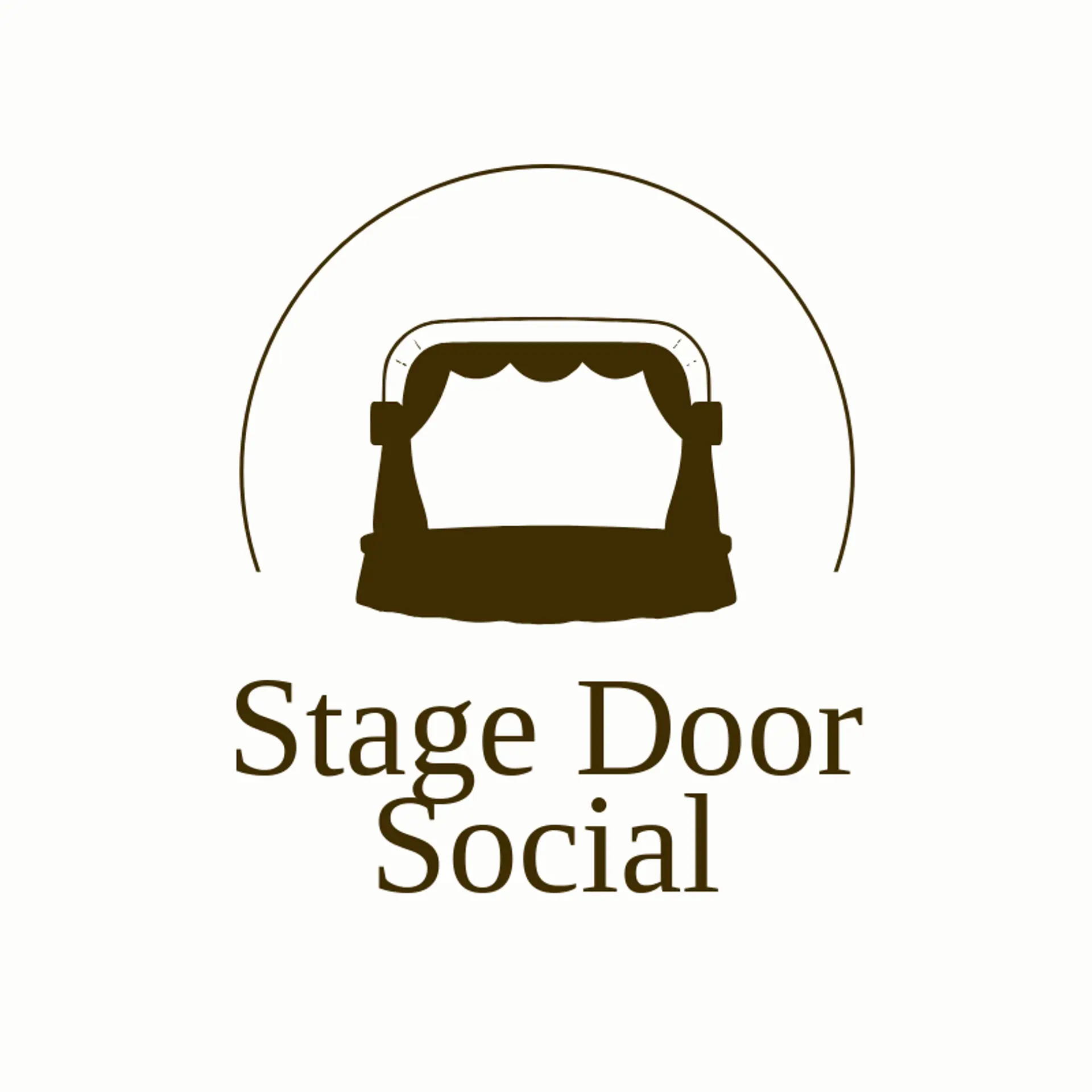 Stage Door Social logo for broadway