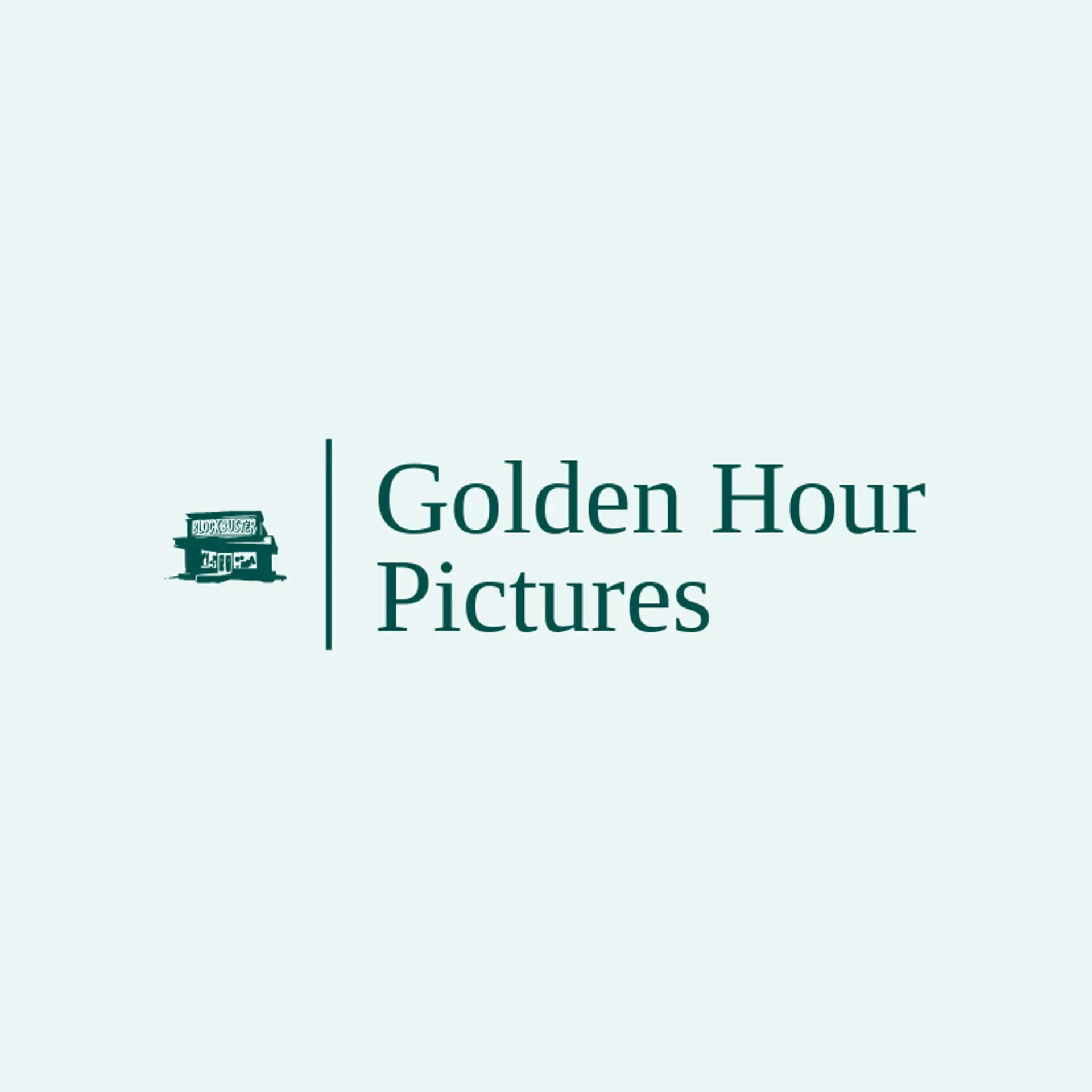 Golden Hour Pictures logo for blockbuster