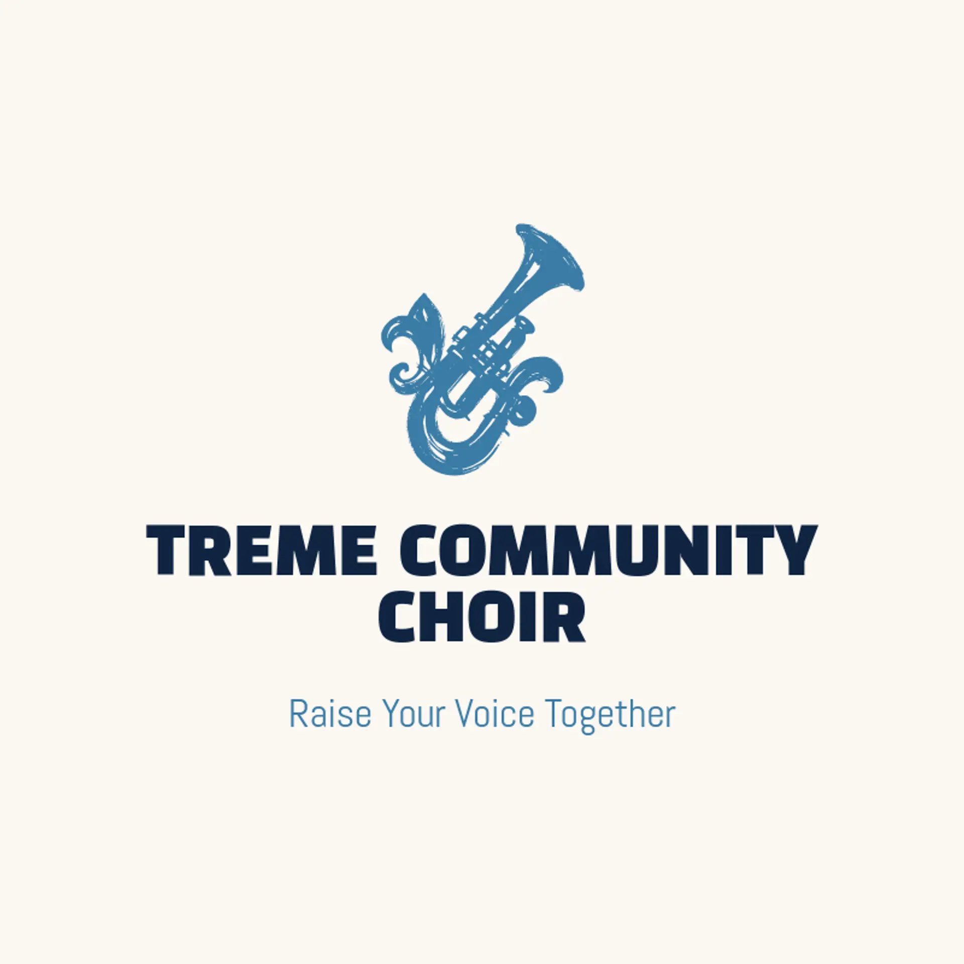 Treme Community Choir logo for new orleans