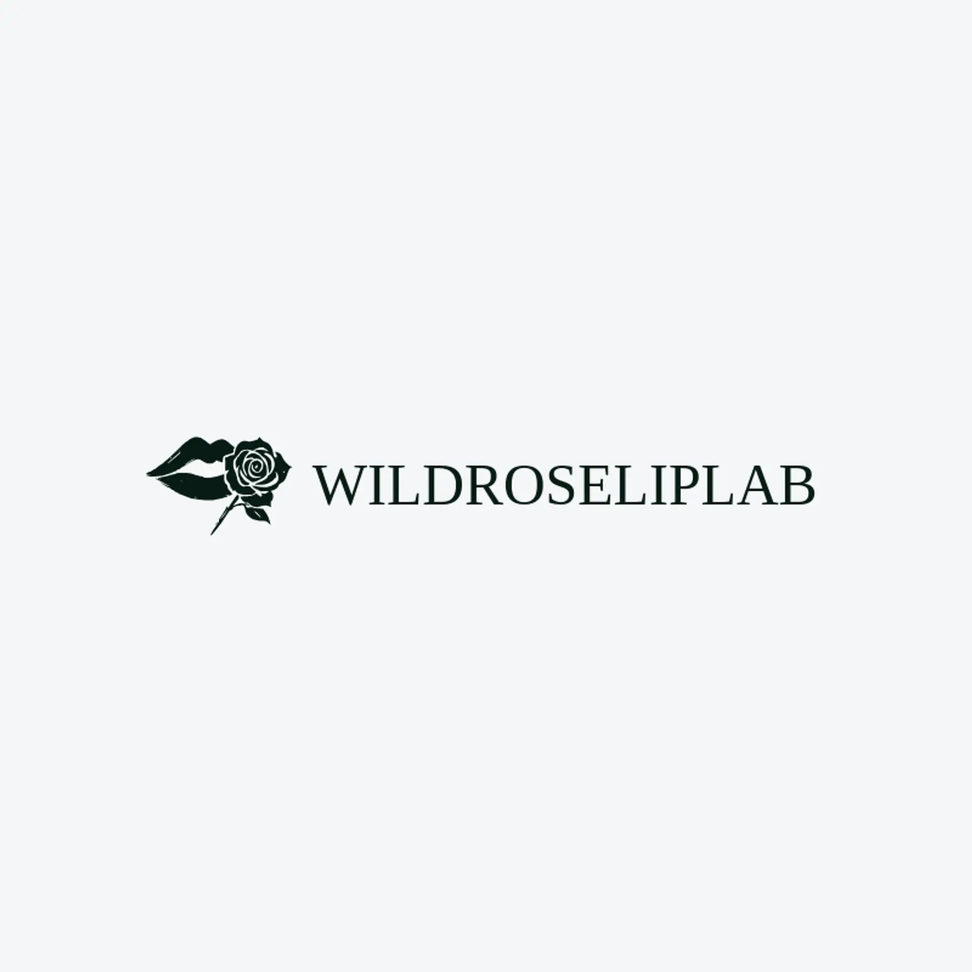Wild Rose Lip Lab logo for lips