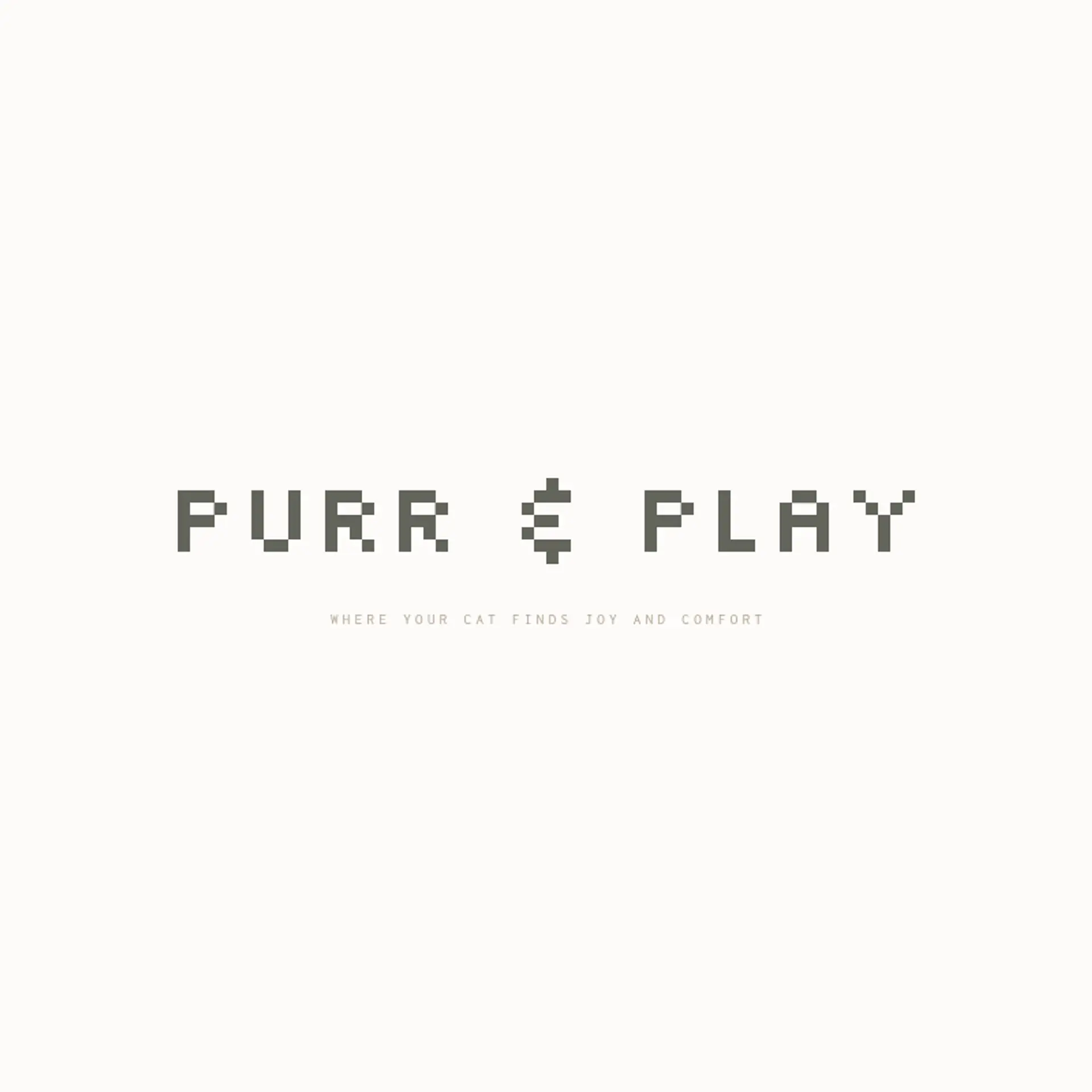 Purr & Play logo for cat pet care