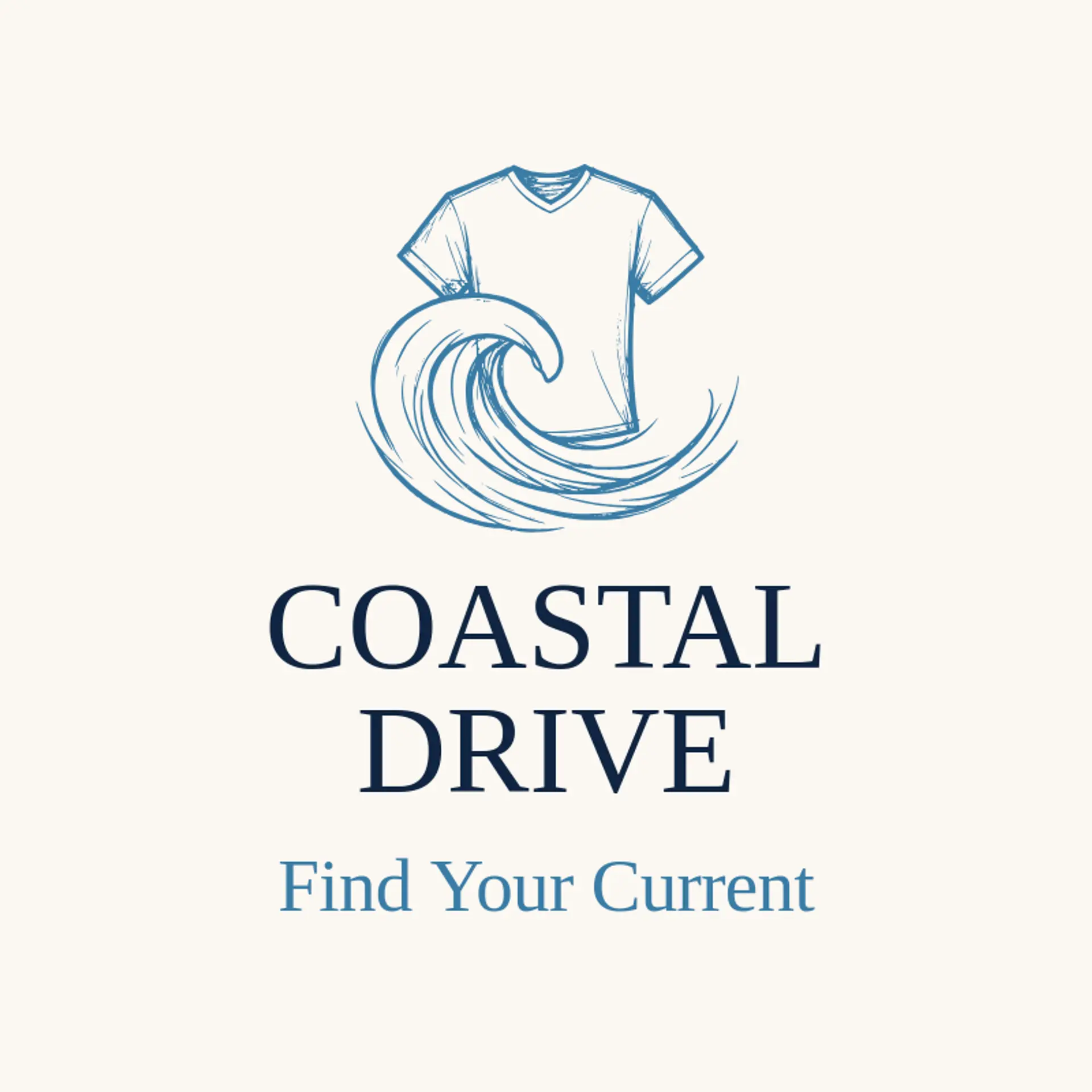 Coastal Drive logo for american football
