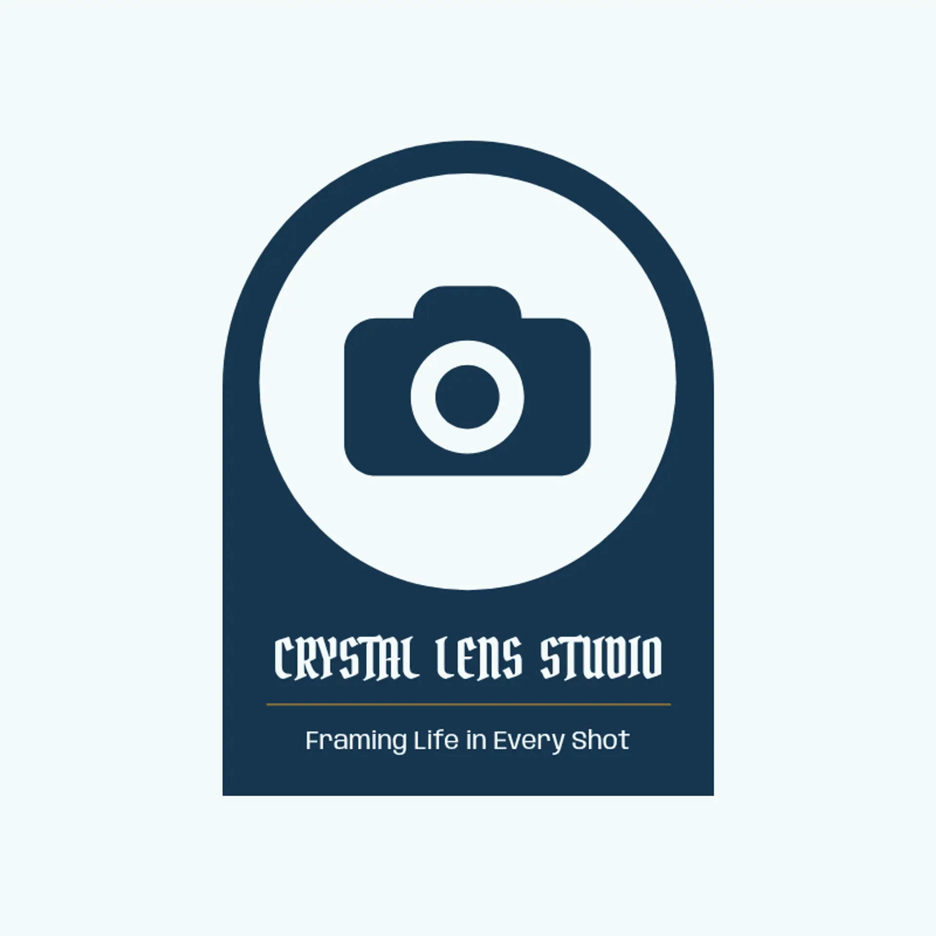 Crystal Lens Studio logo for photography business