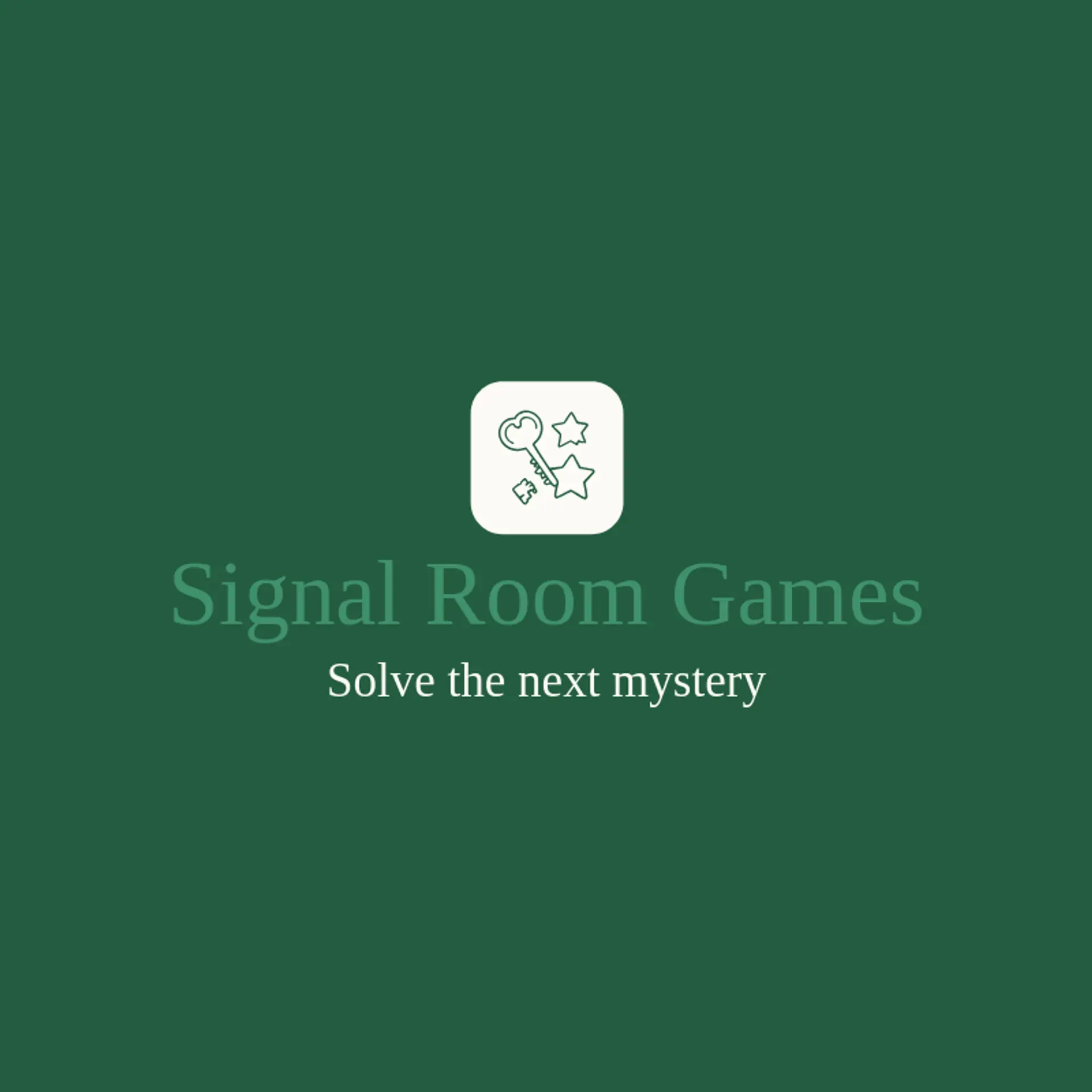 Signal Room Games logo for crime