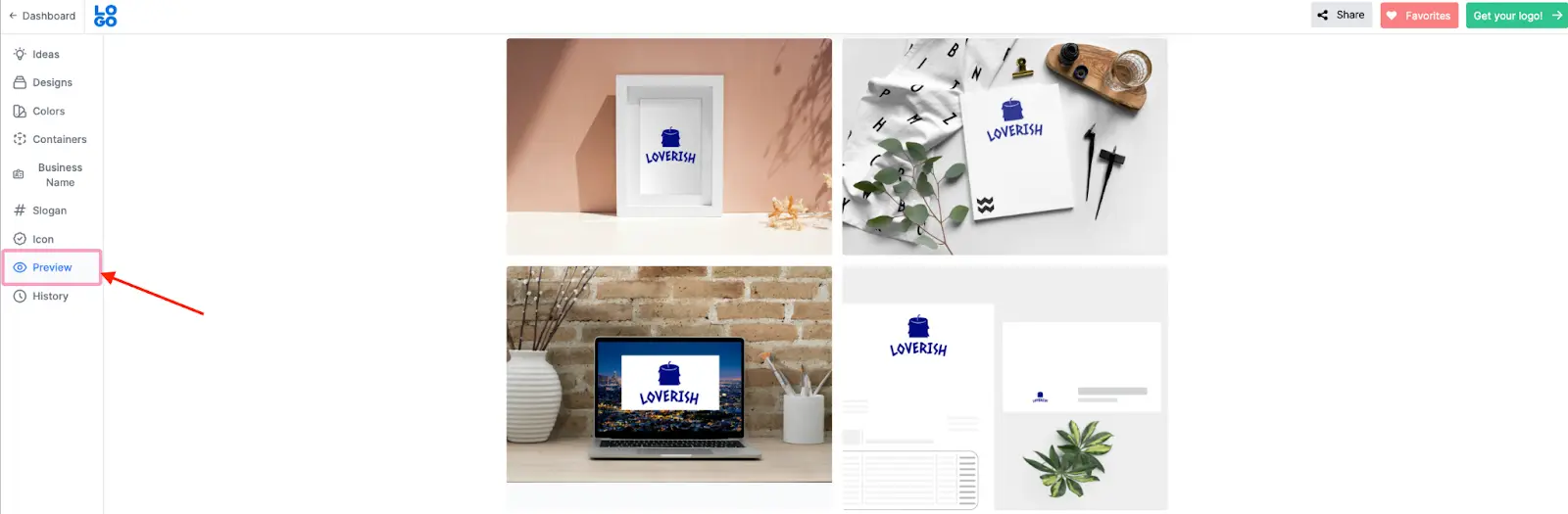 Brand mockups