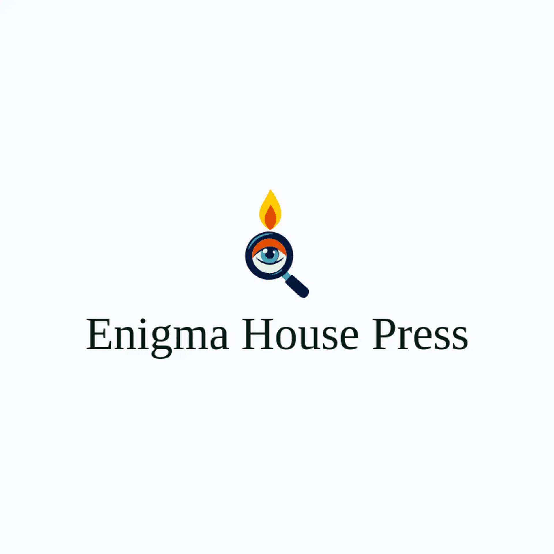 Enigma House Press logo for mystery