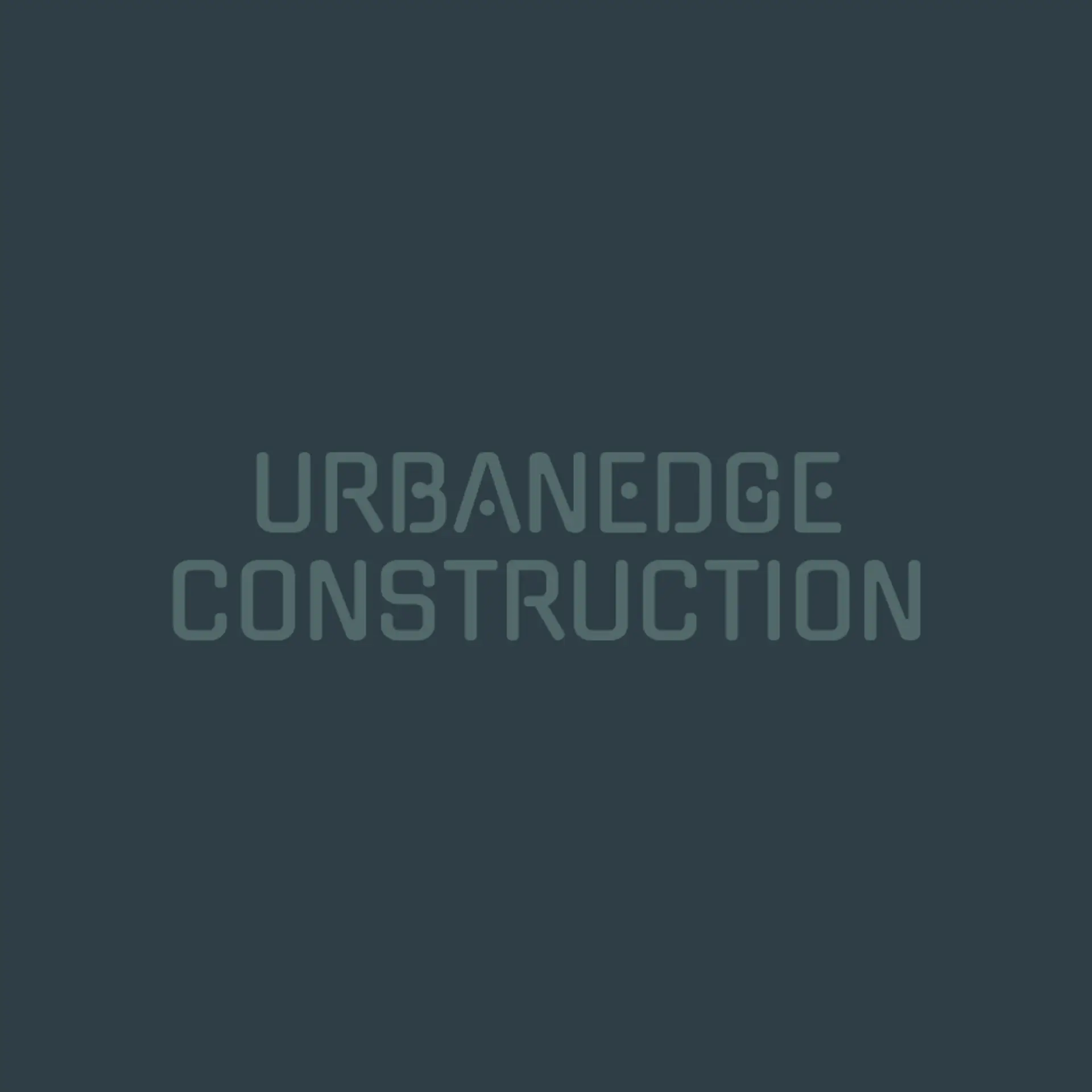 UrbanEdge Construction logo for construction