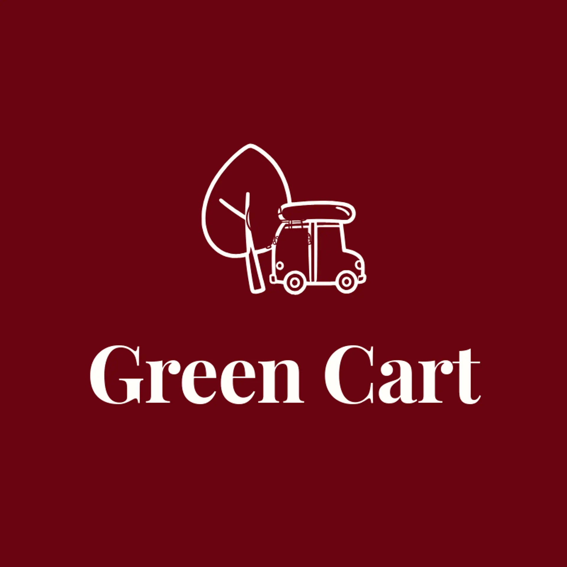 Green Cart logo for food truck