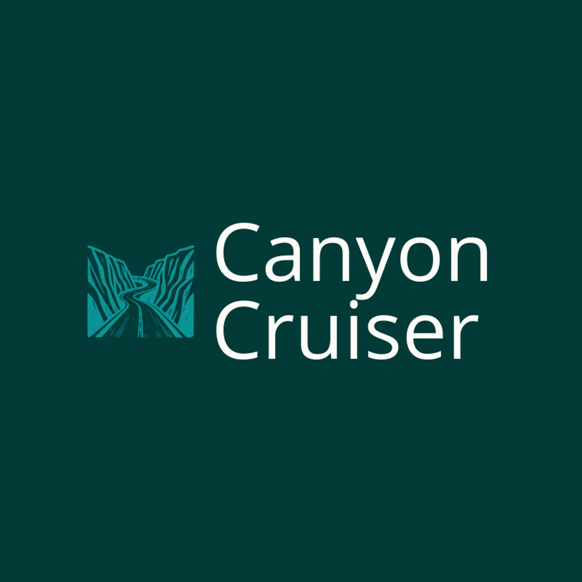 Canyon Cruiser logo for road trip