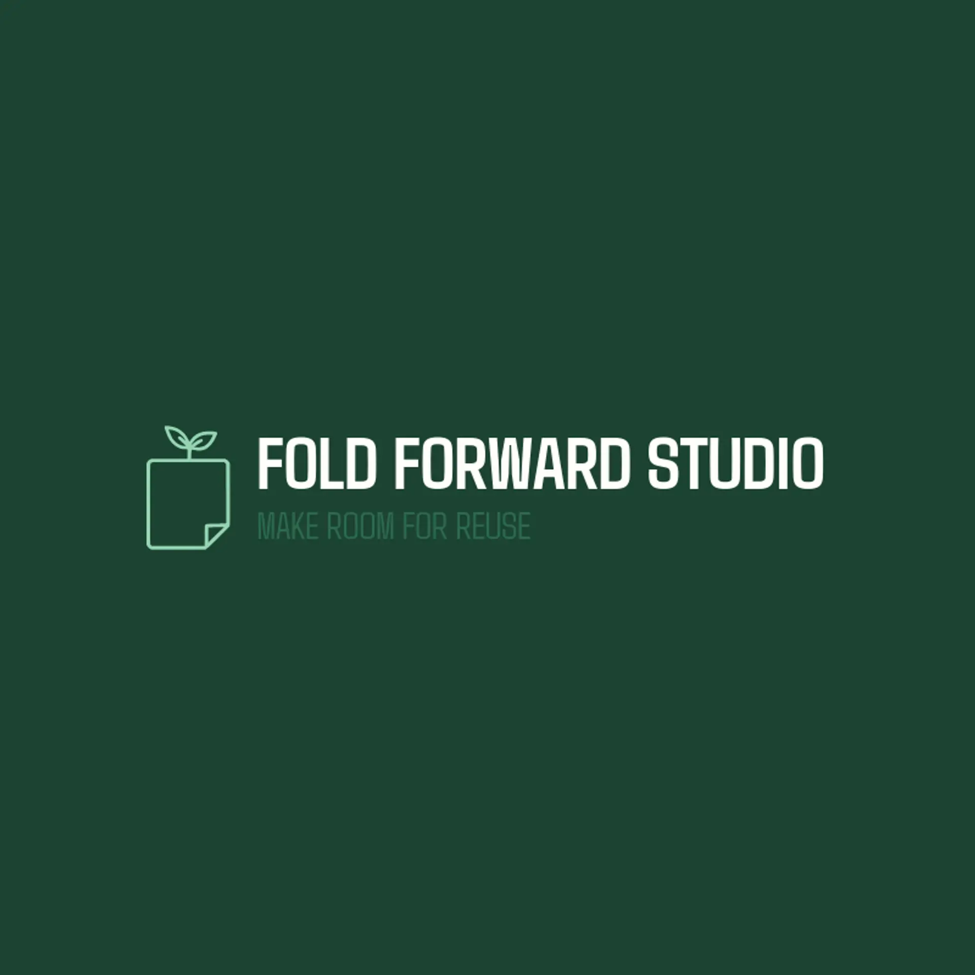 Fold Forward Studio logo for recycle