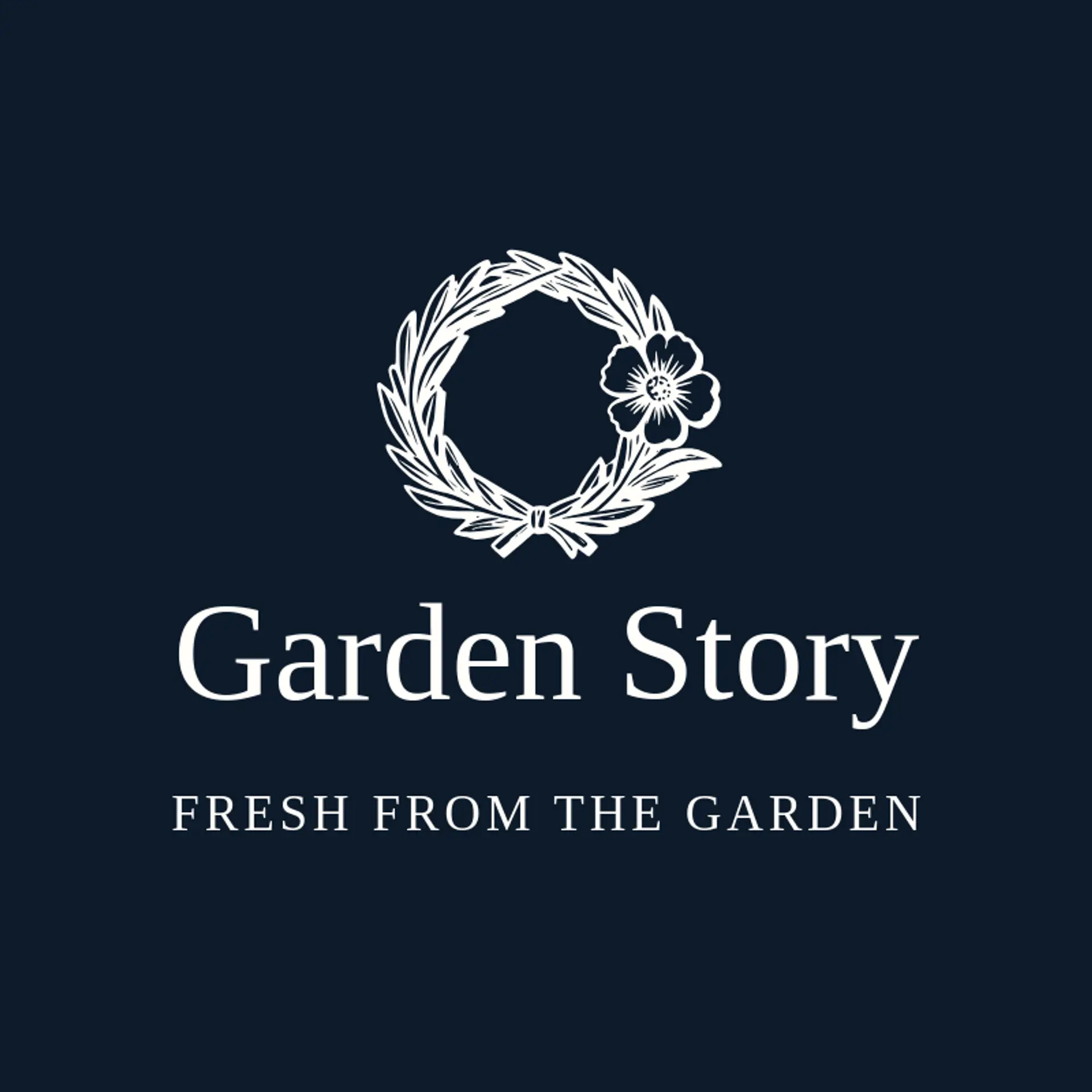 Garden Story logo for wreath