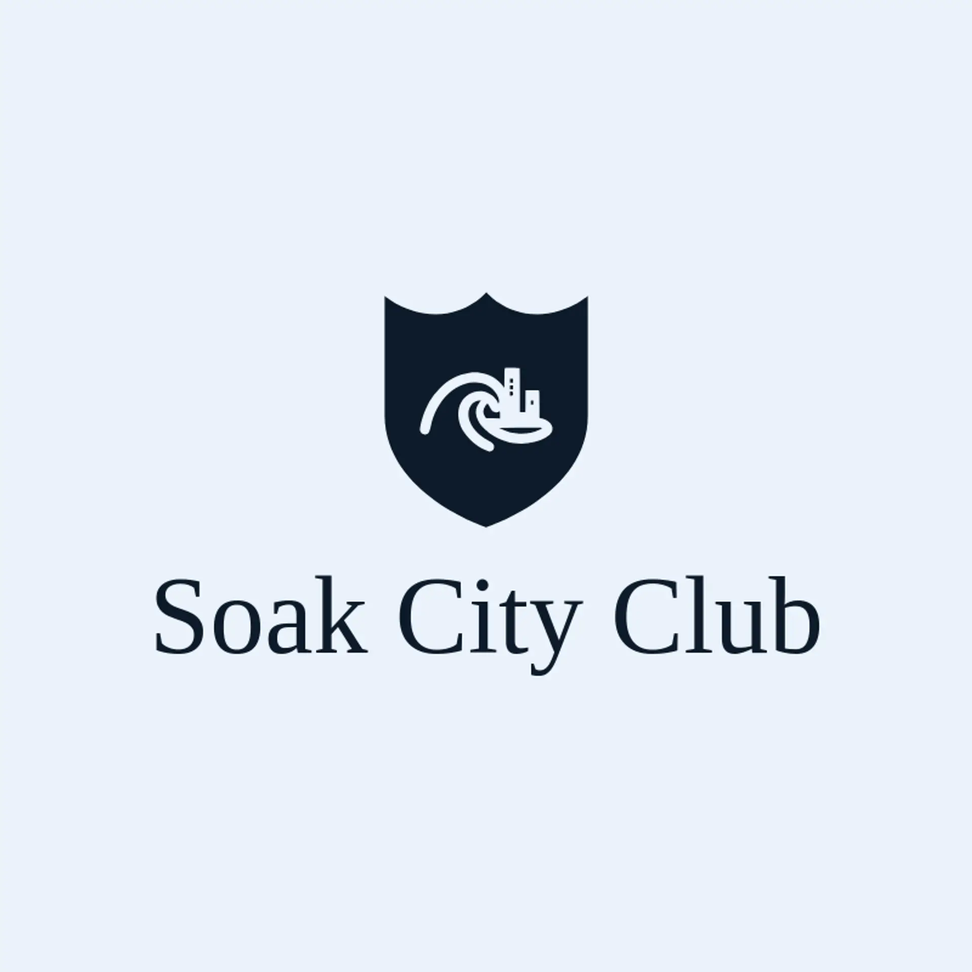 Soak City Club logo for water park