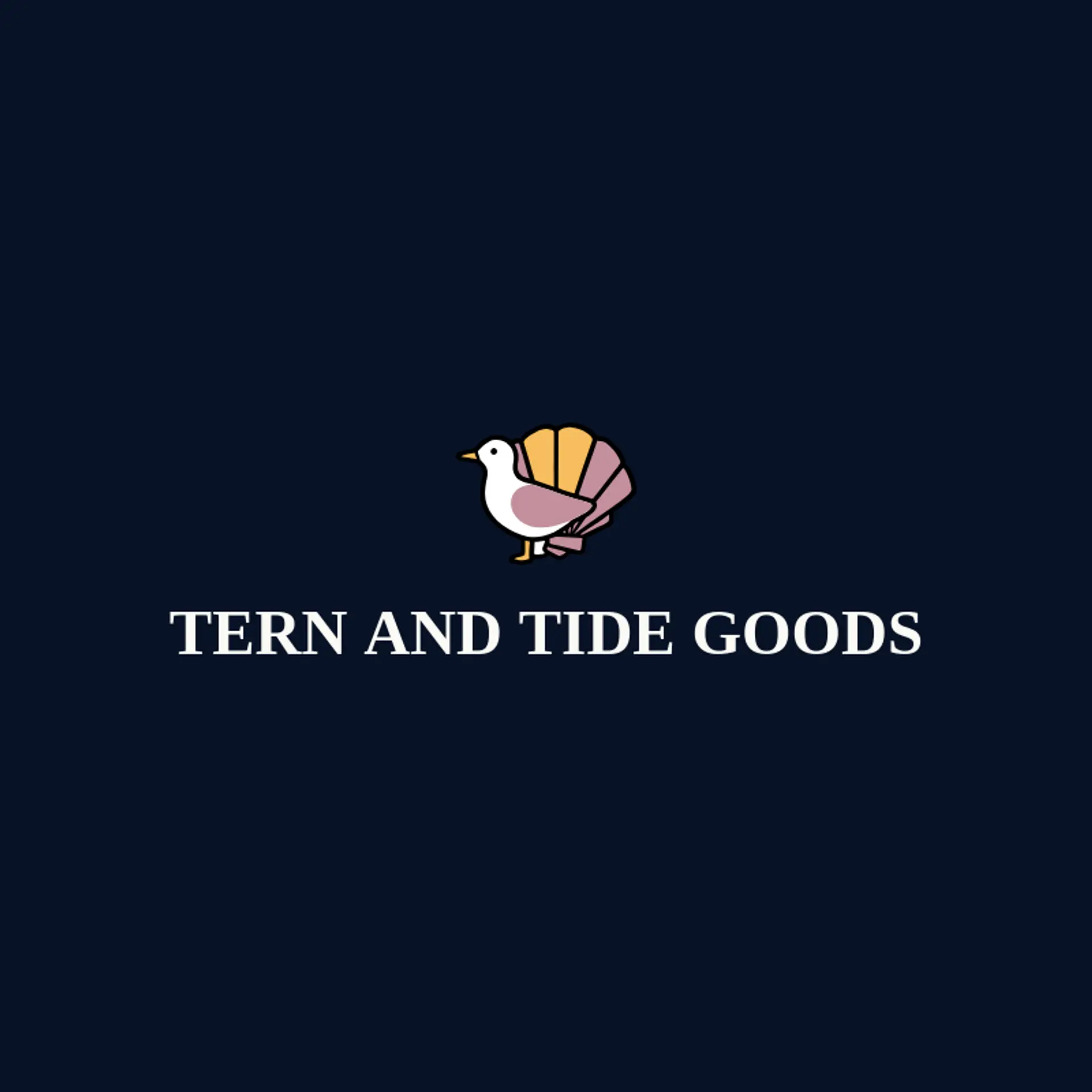 Tern and Tide Goods logo for seagull