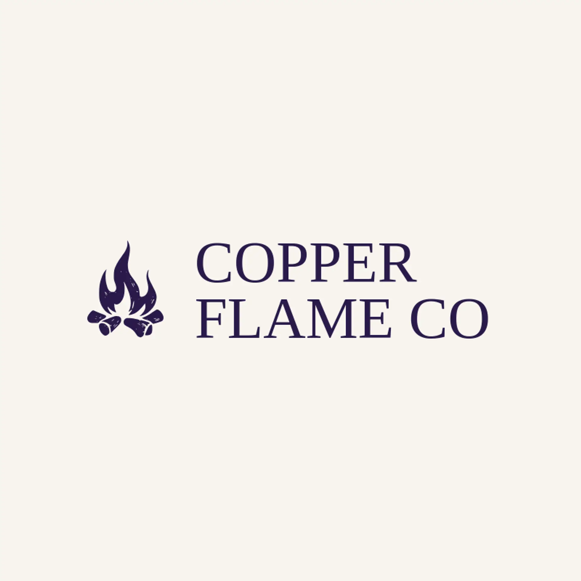 Copper Flame Co logo for heat