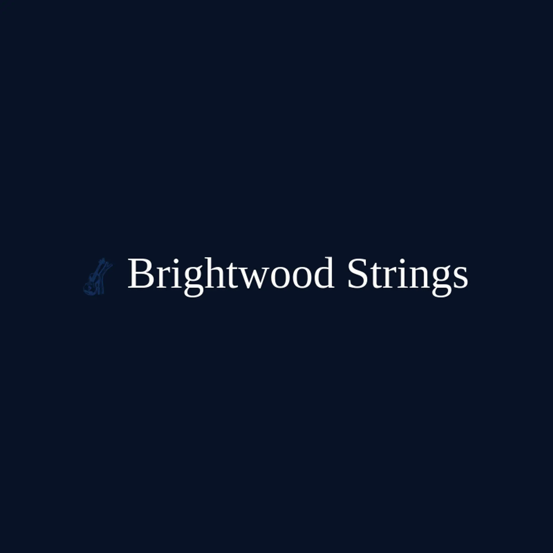 Brightwood Strings logo for violin