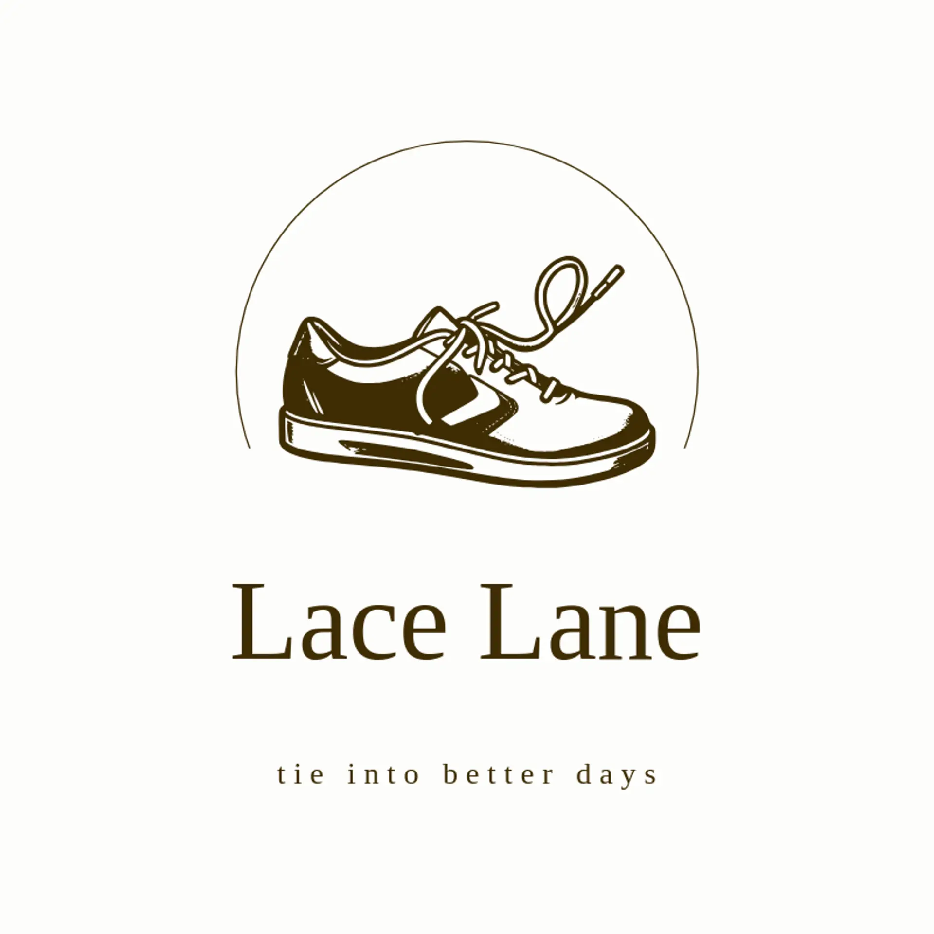 Lace Lane logo for shoe