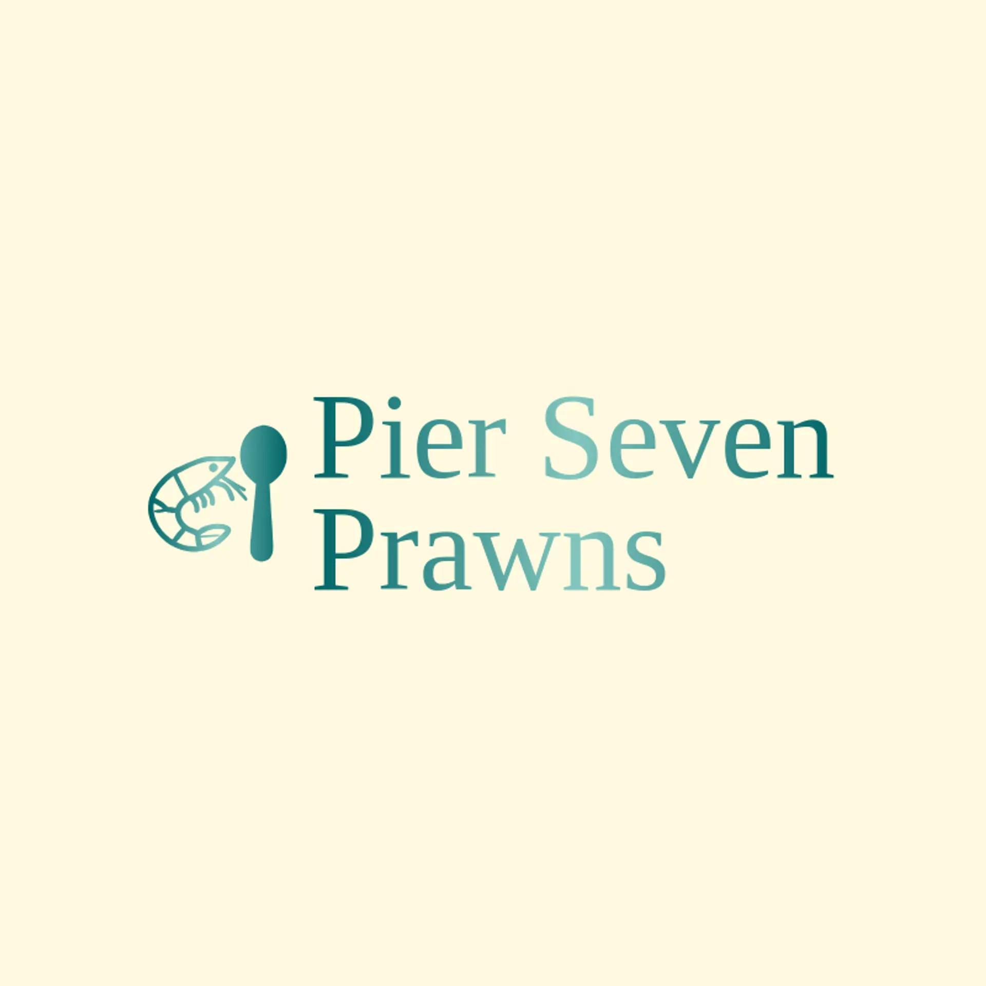 Pier Seven Prawns logo for shrimp