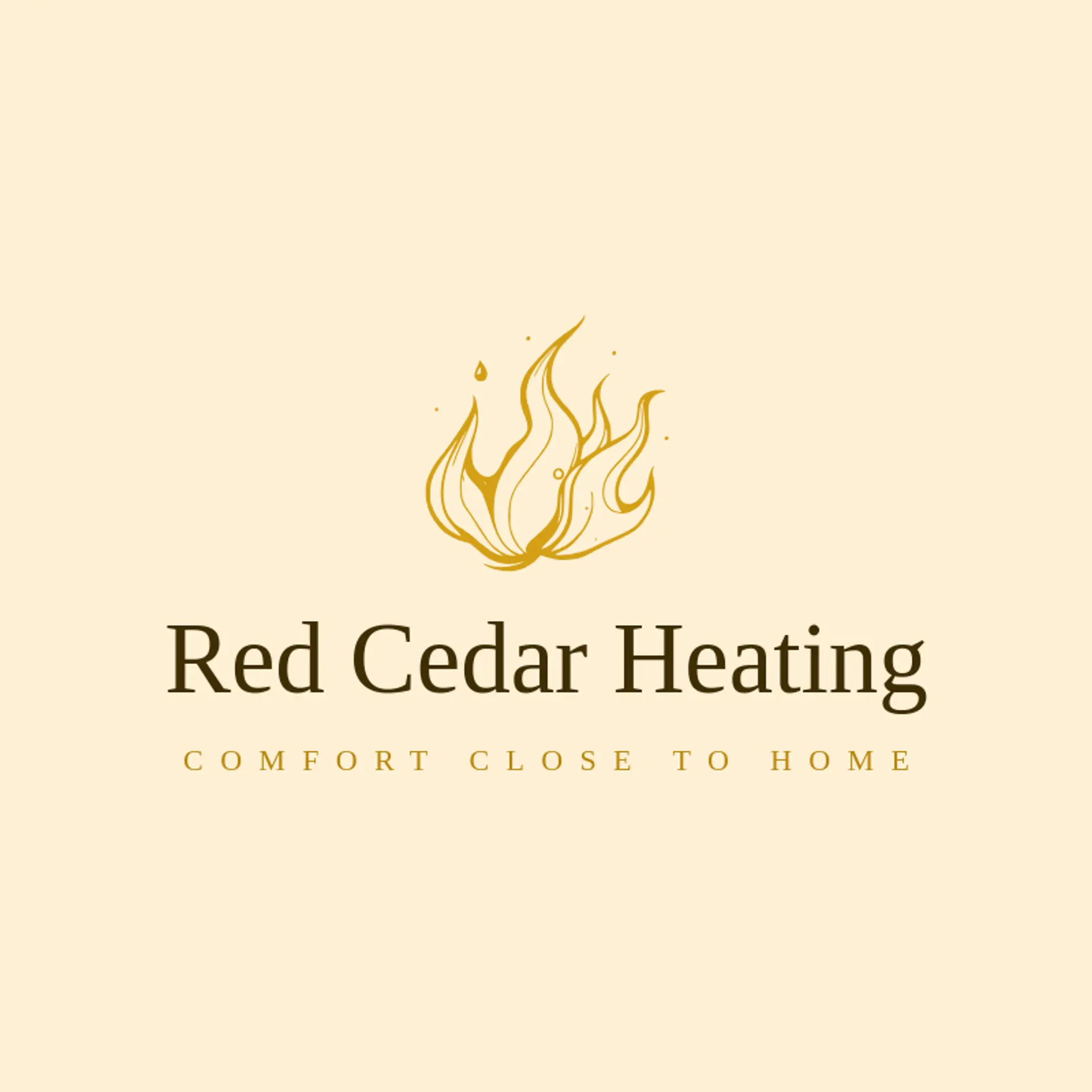 Red Cedar Heating logo for heat