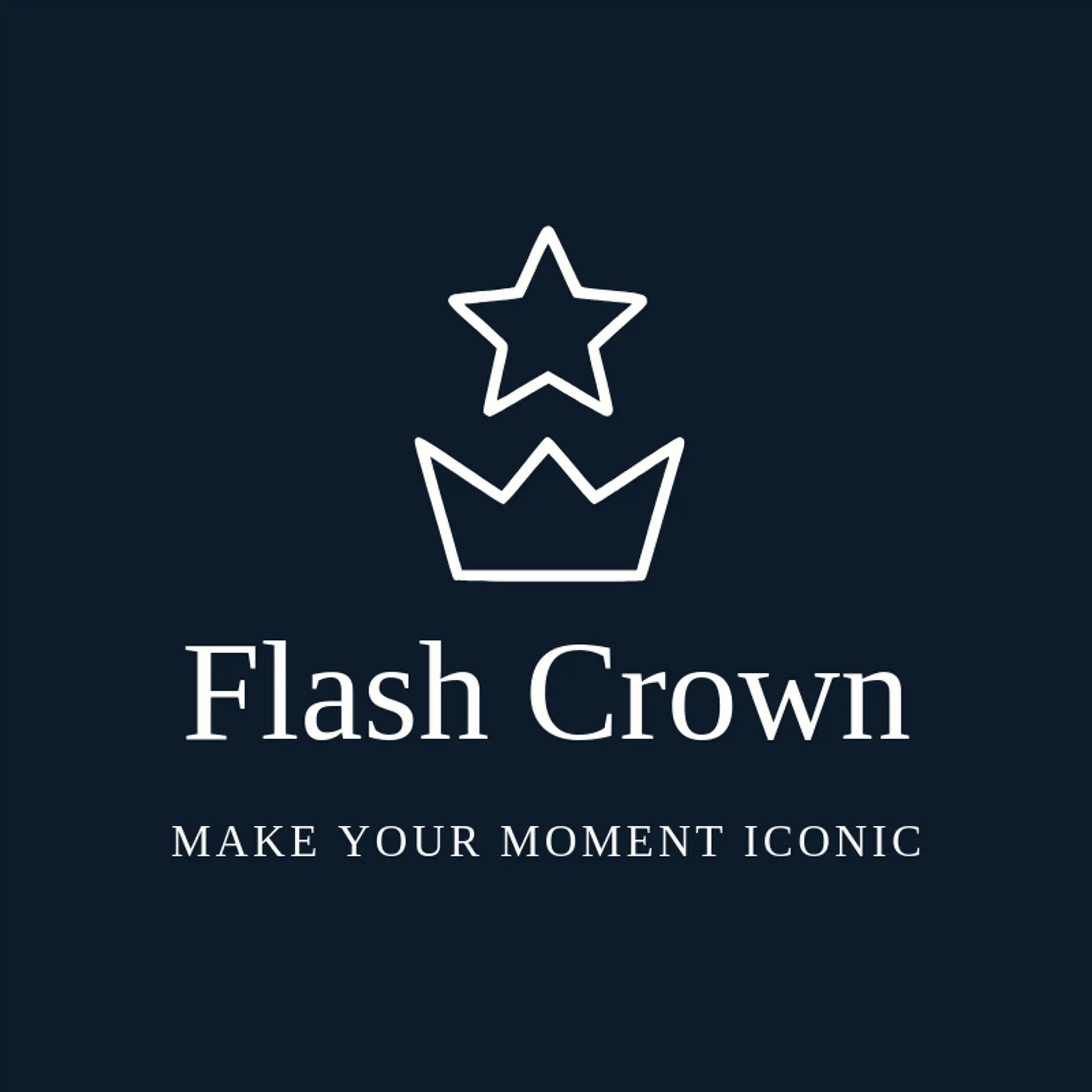 Flash Crown logo for flash
